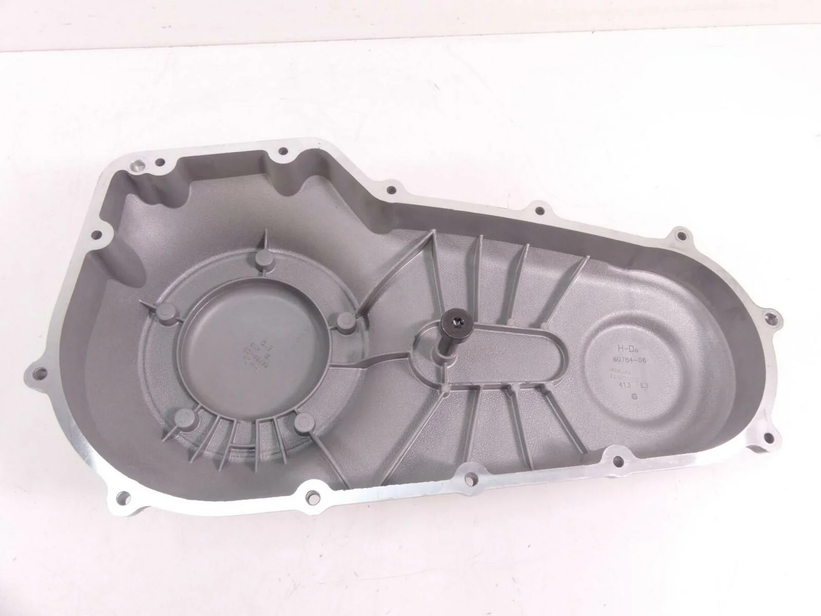 2009 Harley FXCW Softail Rocker Outer Primary Drive Clutch Cover 60784-06 - Image 7