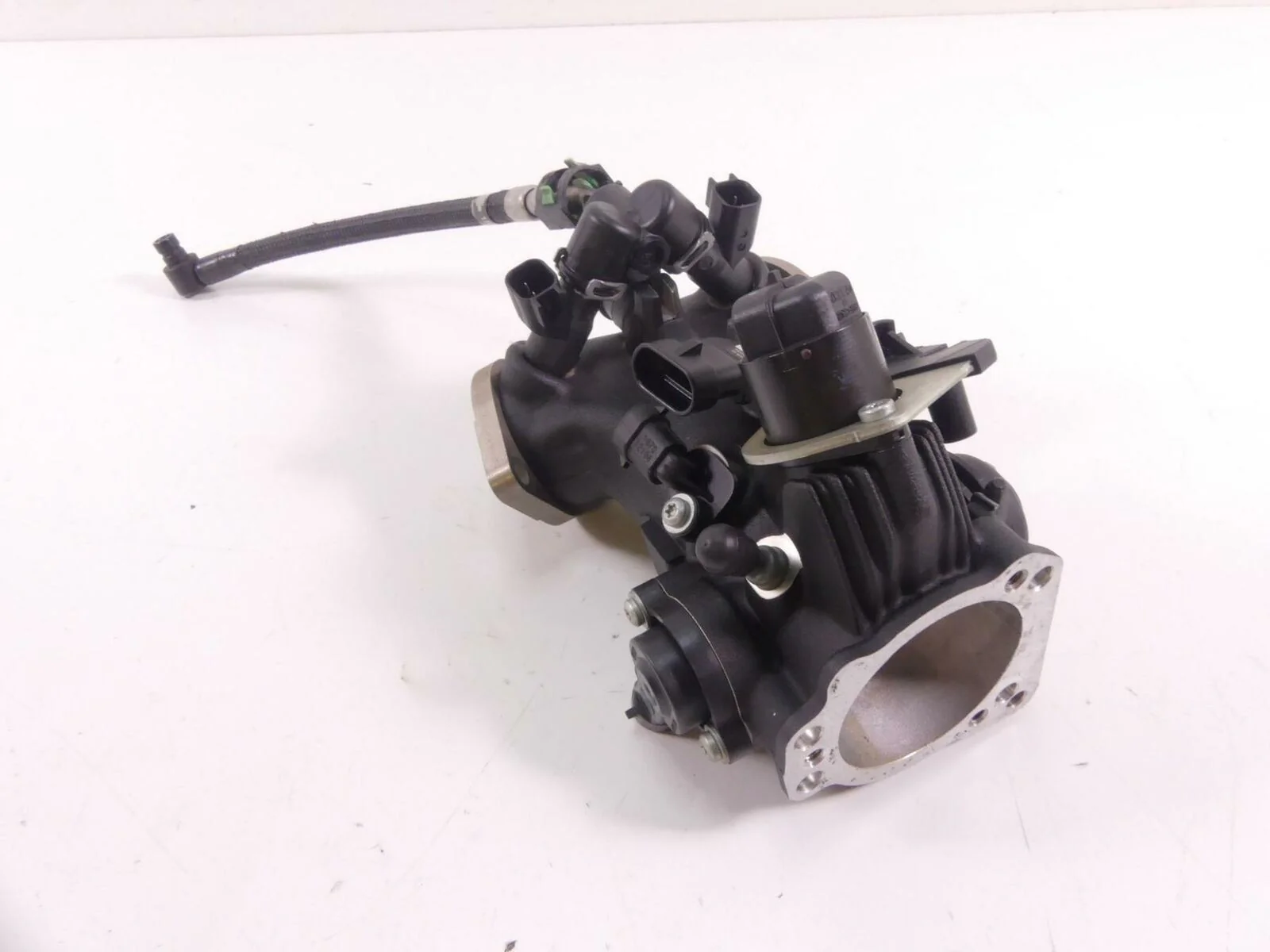 2009 Harley FXCW Softail Rocker Throttle Body Bodies Fuel Injectors 27708-06 - Image 3