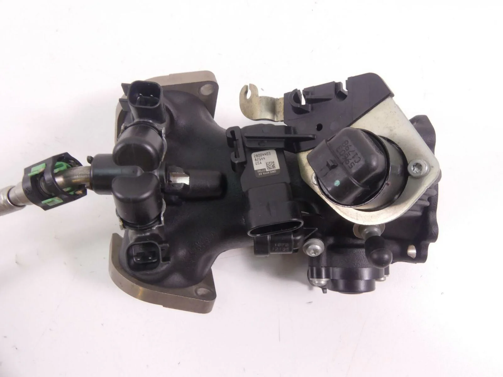 2009 Harley FXCW Softail Rocker Throttle Body Bodies Fuel Injectors 27708-06 - Image 4