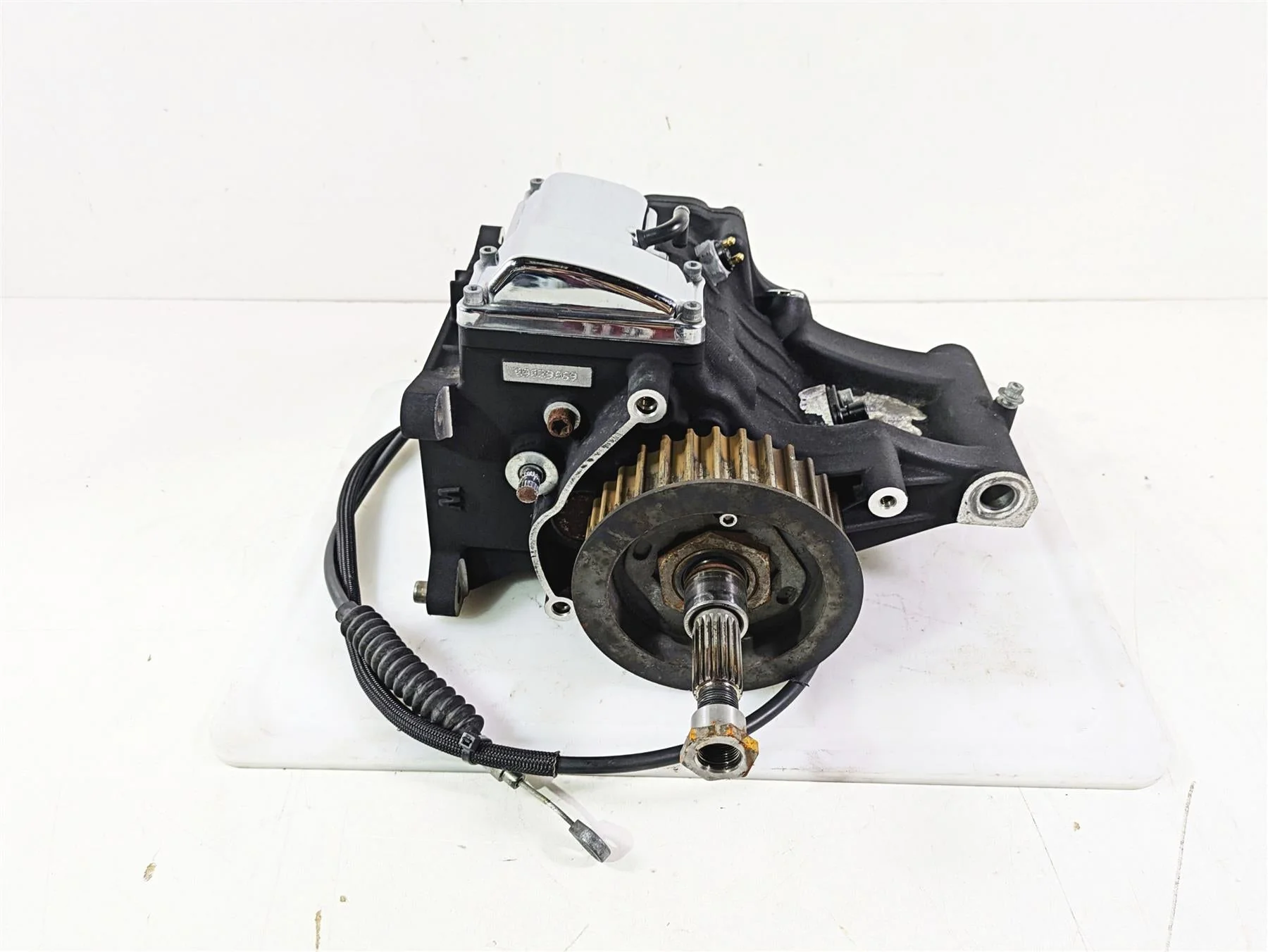 2009 Harley FXCWC Softail Rocker 6-Speed Transmission Gear Box 9k Only 33153-09 - Image 2
