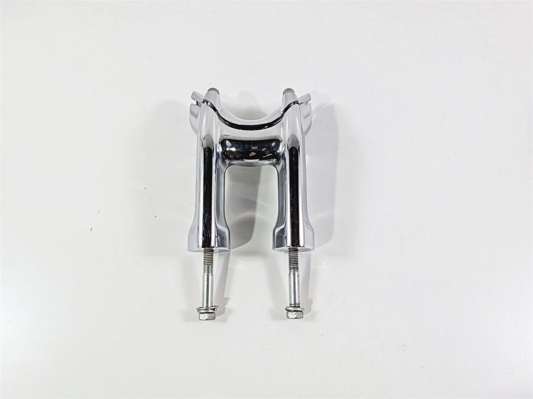 2009 Harley FXCWC Softail Rocker 7" Chrome Handlebar Riser 56407-08 56335-08 - Image 2