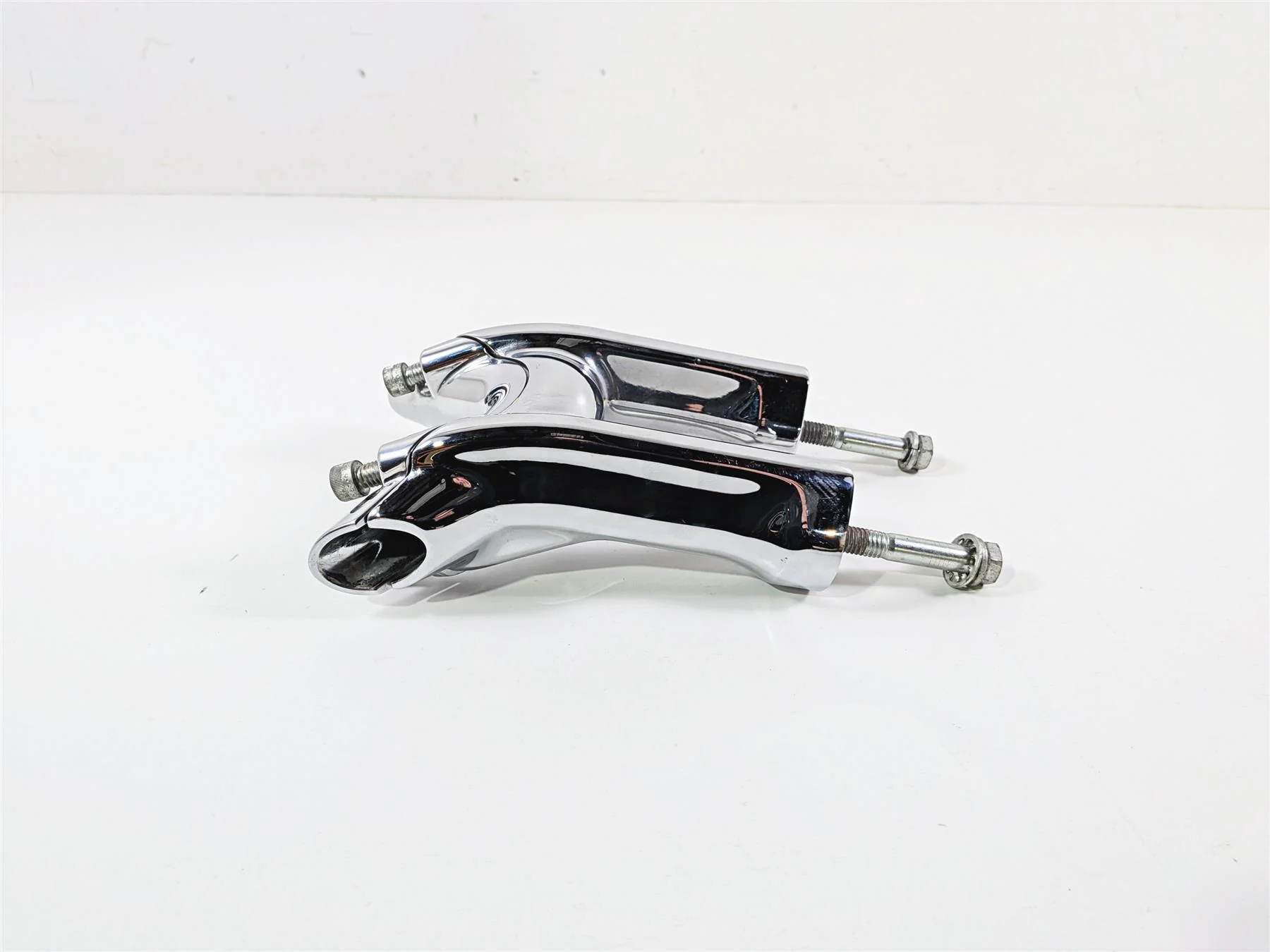 2009 Harley FXCWC Softail Rocker 7" Chrome Handlebar Riser 56407-08 56335-08 - Image 4