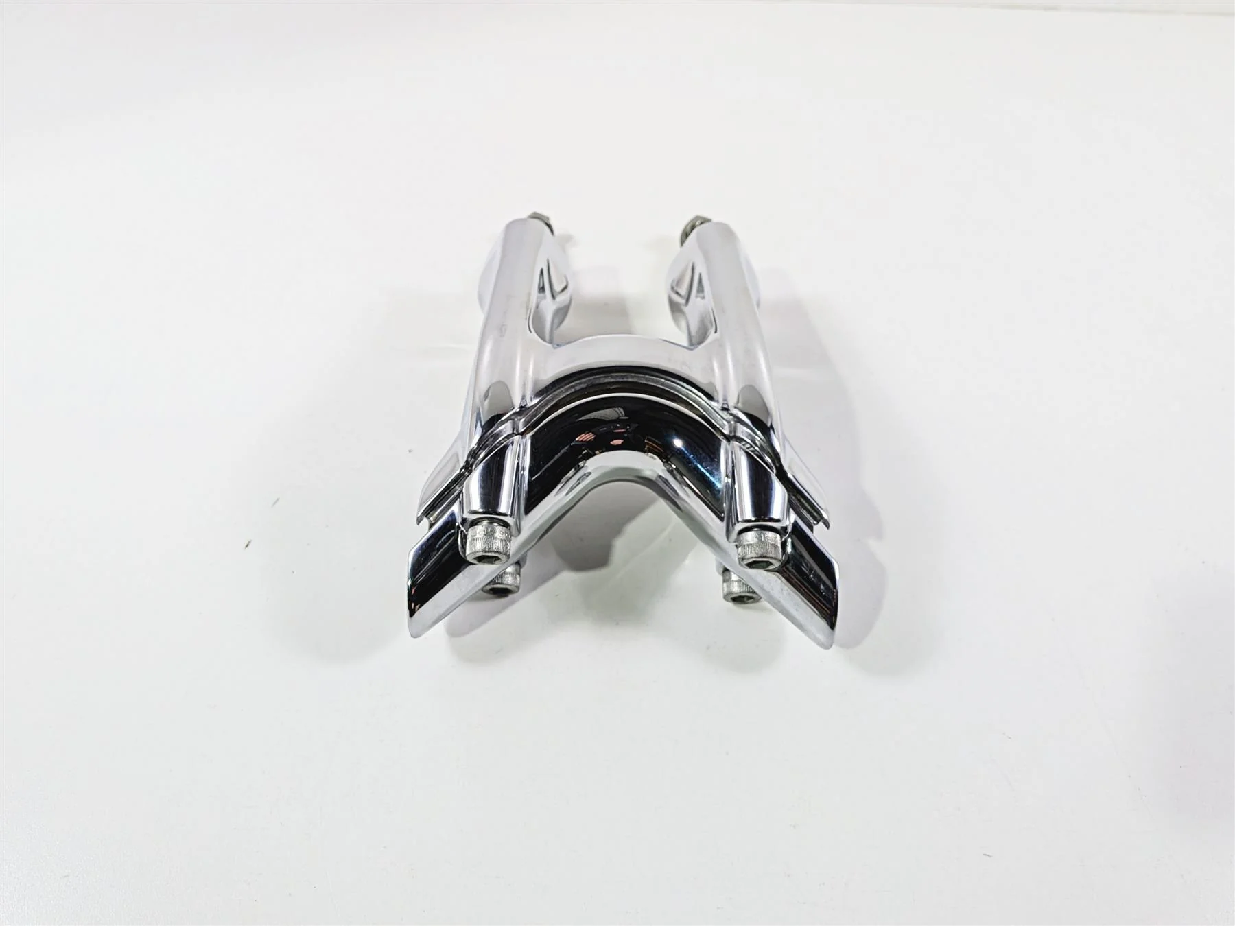 2009 Harley FXCWC Softail Rocker 7" Chrome Handlebar Riser 56407-08 56335-08 - Image 5