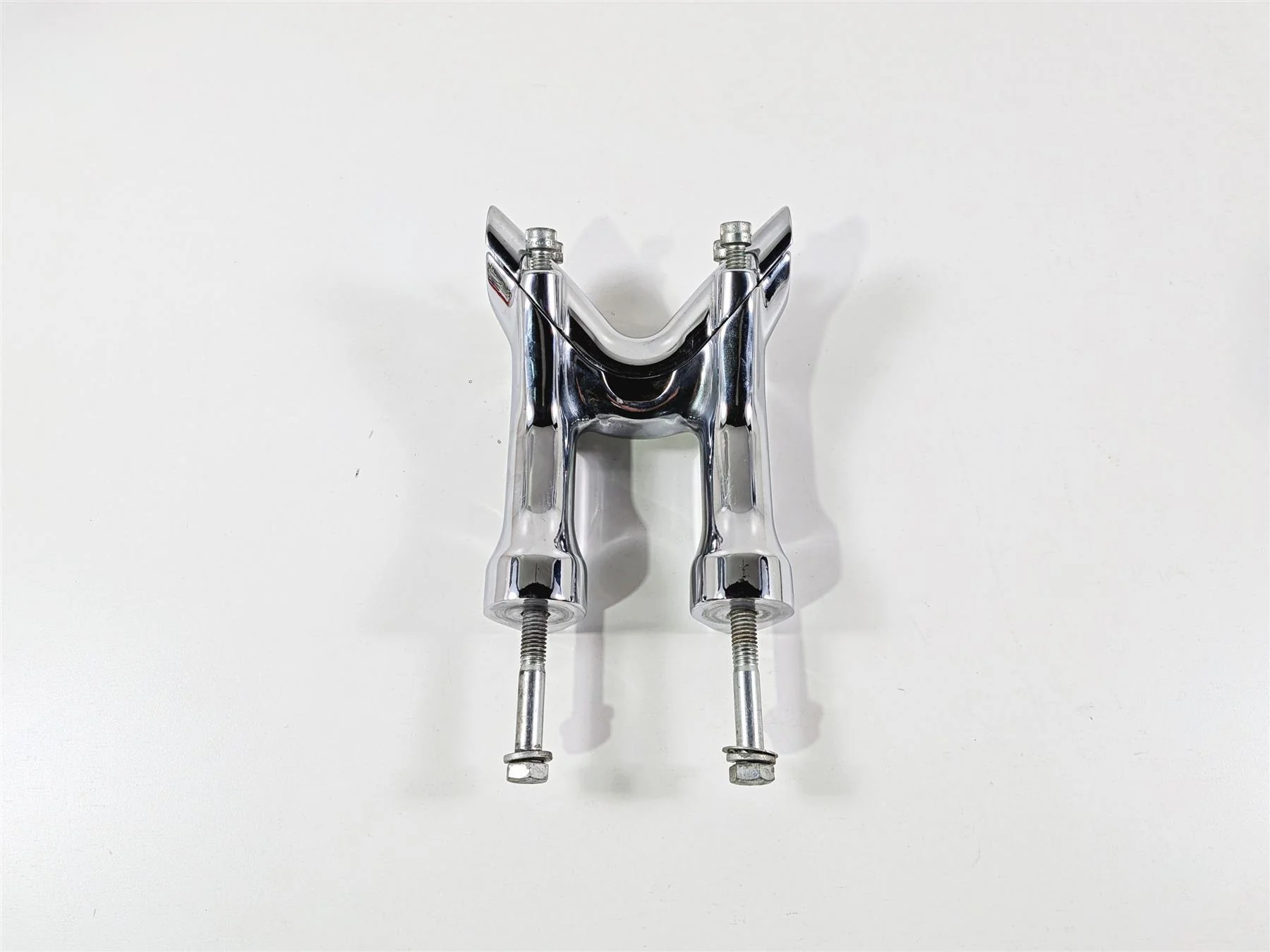 2009 Harley FXCWC Softail Rocker 7" Chrome Handlebar Riser 56407-08 56335-08 - Image 7