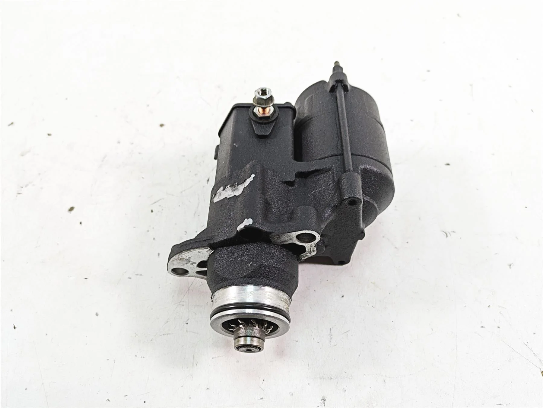 2009 Harley FXCWC Softail Rocker C Engine Starter Motor 31618-06A - Image 4