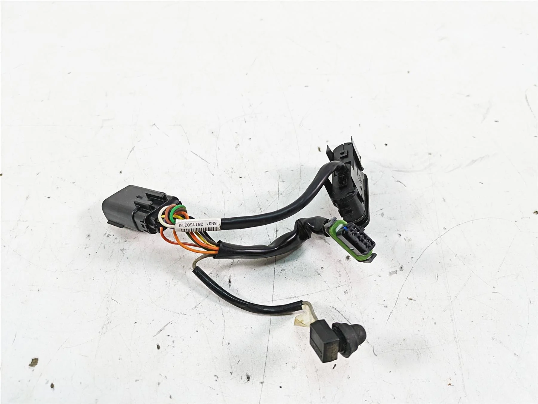 2009 Harley FXCWC Softail Rocker C Instrument Indicator Lights Cluster 68954-08 - Image 4