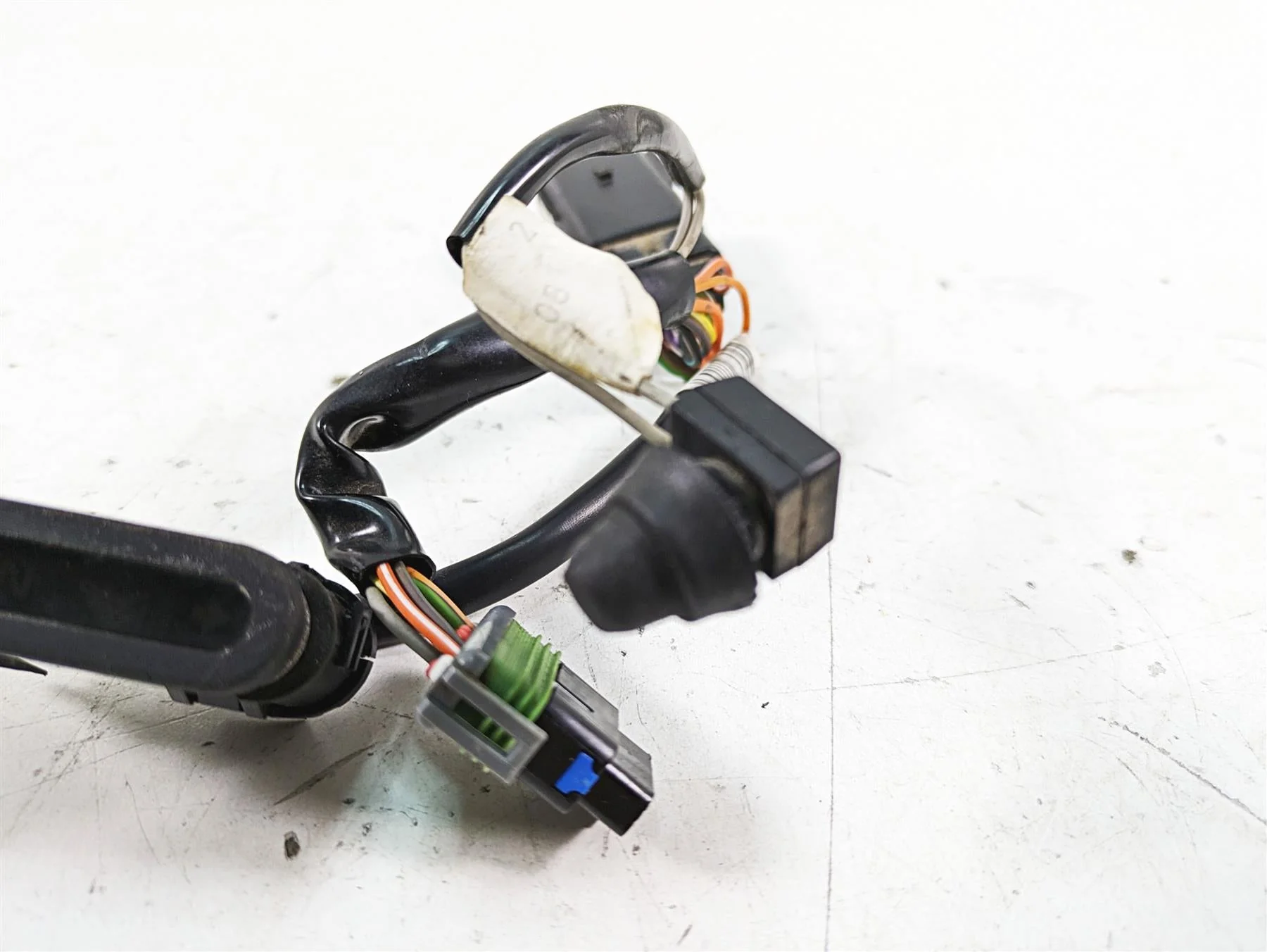 2009 Harley FXCWC Softail Rocker C Instrument Indicator Lights Cluster 68954-08 - Image 9
