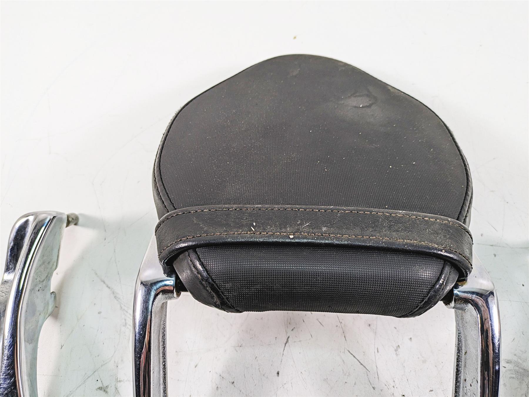 2009 Harley FXCWC Softail Rocker C Rear Seat & Support Mount Set -Read 51691-08 - Image 7
