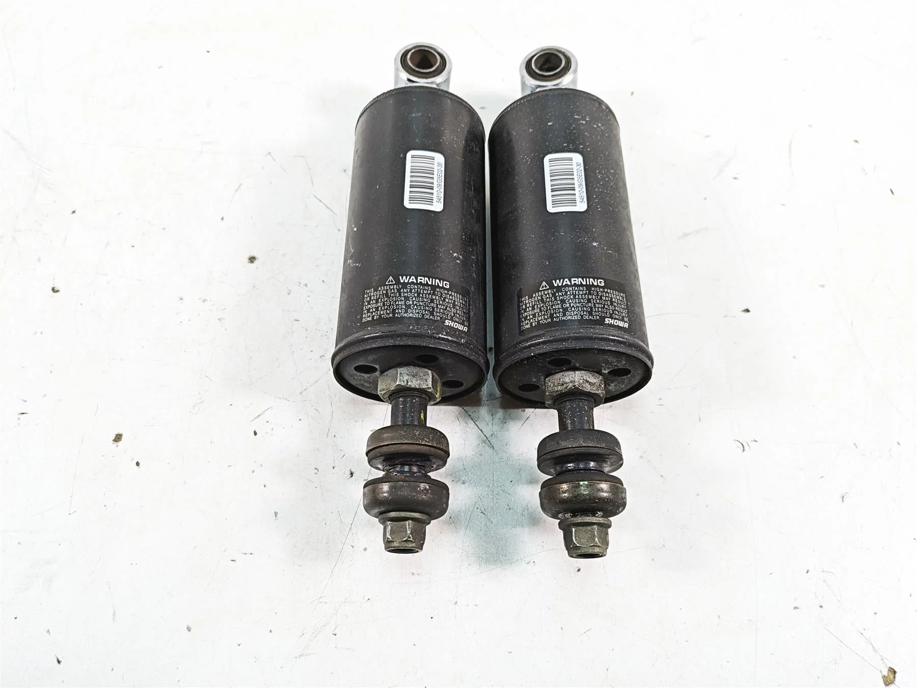 2009 Harley FXCWC Softail Rocker C Showa Rear Shock Damper Set 54510-09