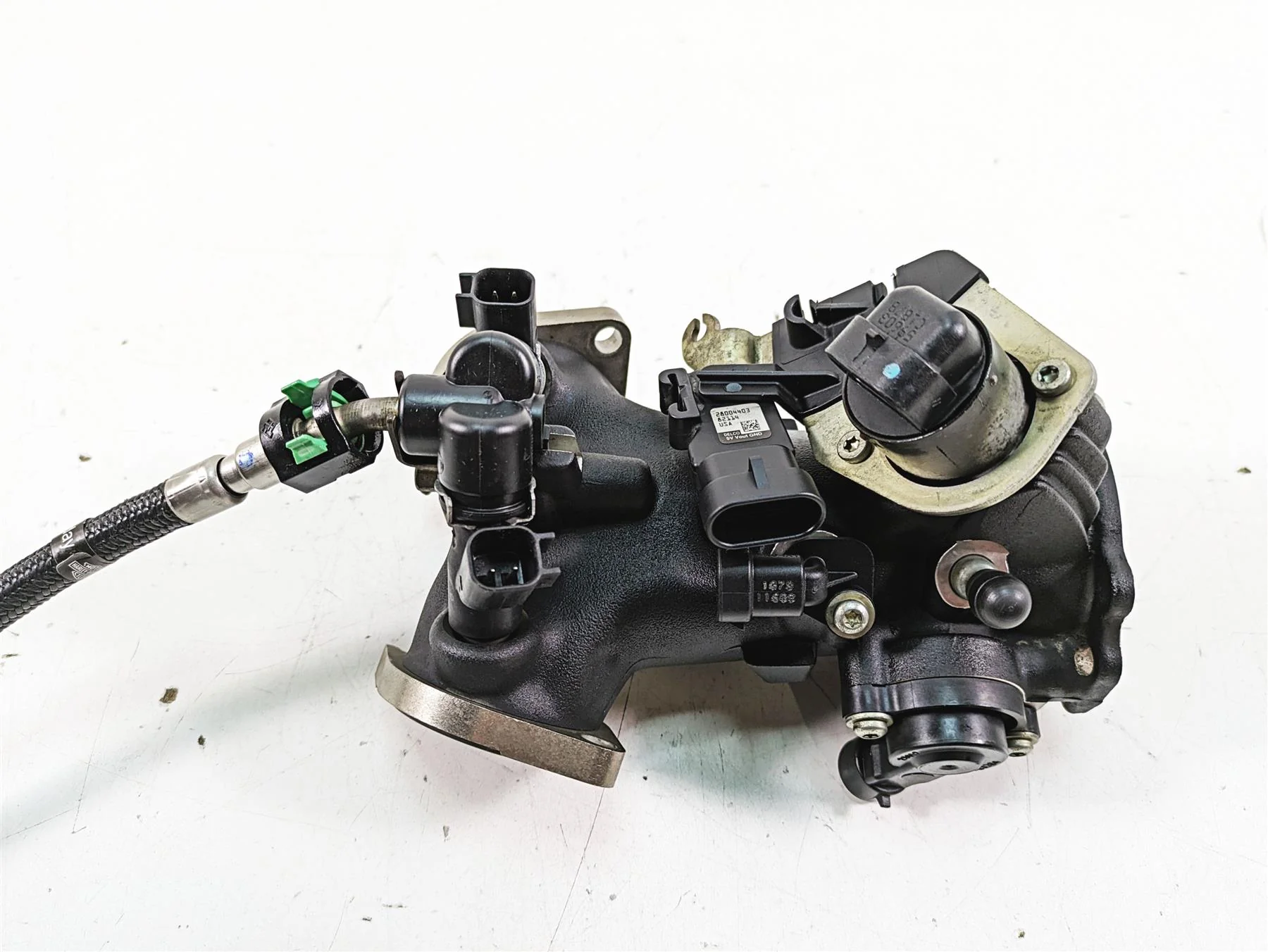 2009 Harley FXCWC Softail Rocker C Throttle Body Fuel Injection 27618-06 - Image 3