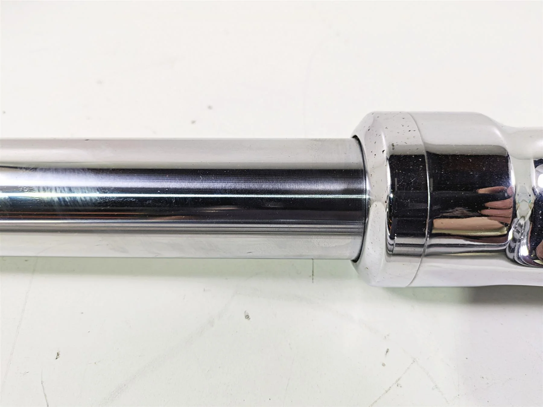 2009 Harley FXCWC Softail Rocker Chrome Front Fork Leg Set 46950-08 46953-08 - Image 5
