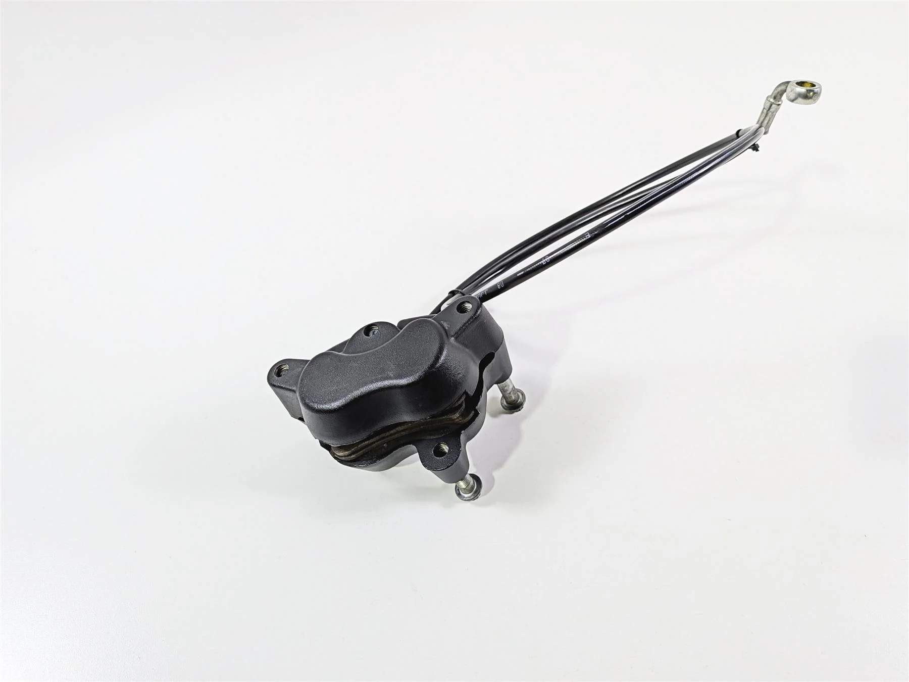 2009 Harley FXCWC Softail Rocker Front Brake Caliper + Line - Read 44464-08 - Image 7