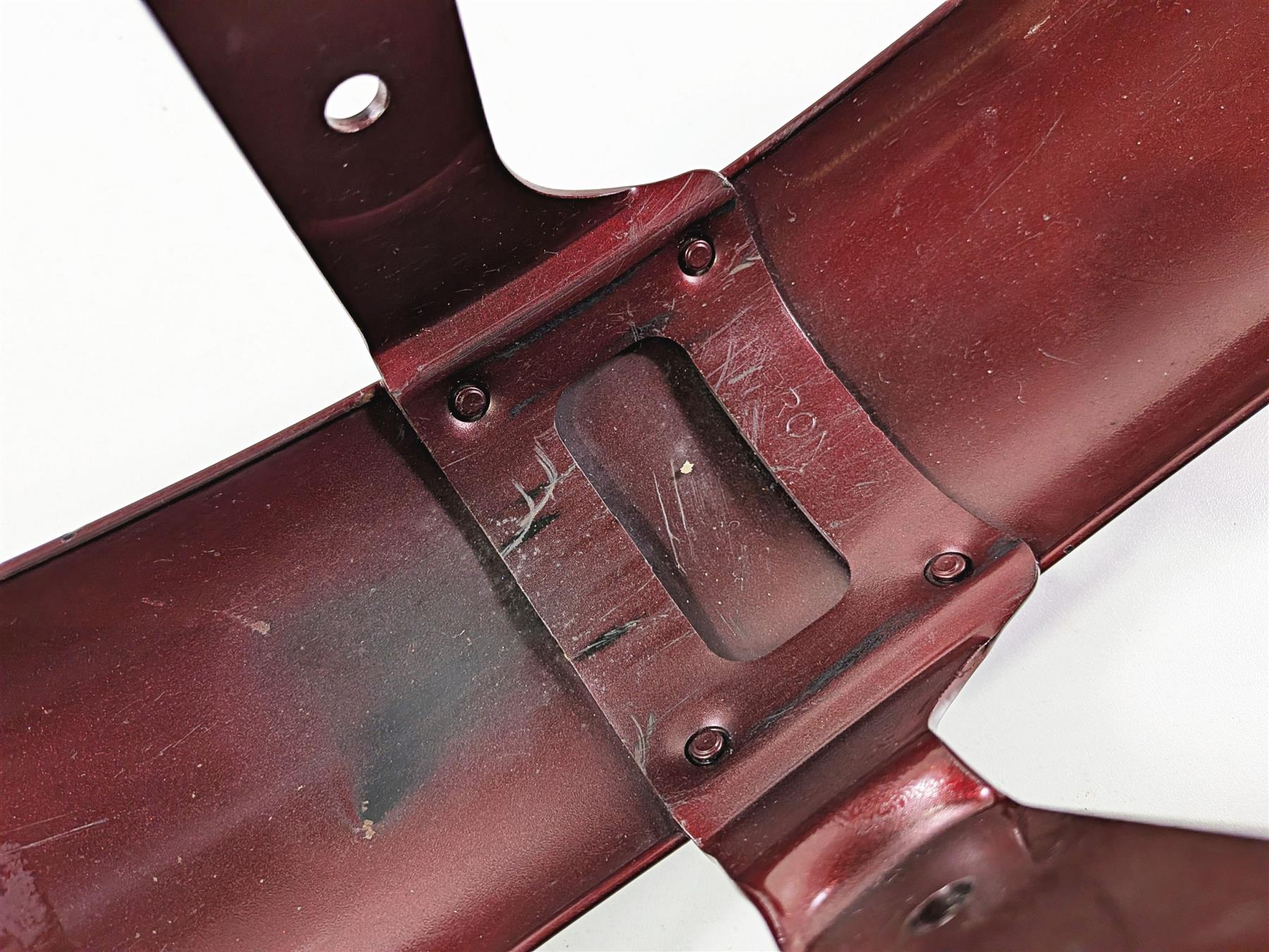 2009 Harley FXCWC Softail Rocker Front Fender Crimson Red Sunglo 60158-08 - Image 7