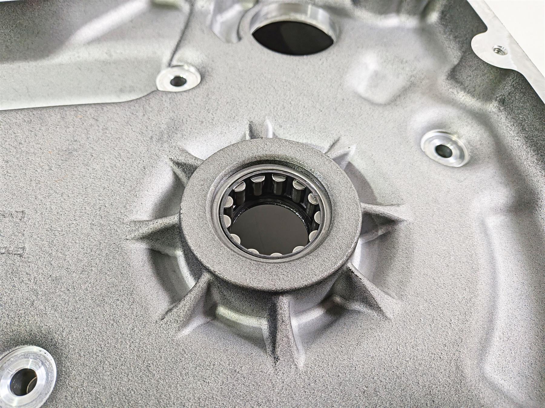 2009 Harley FXCWC Softail Rocker Inner Primary Drive Clutch Cover 60701-08 - Image 8