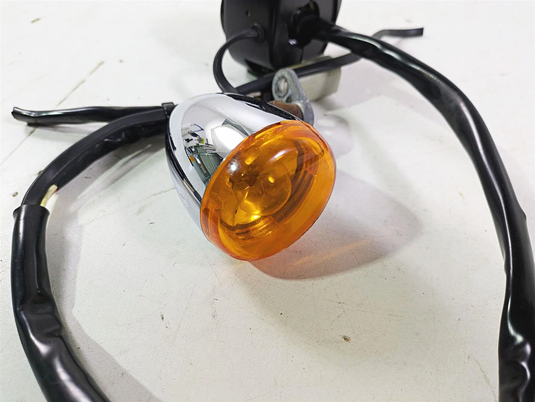 2009 Harley FXCWC Softail Rocker Left Hand Control Switch + Turn Signal 71682-06 - Image 6