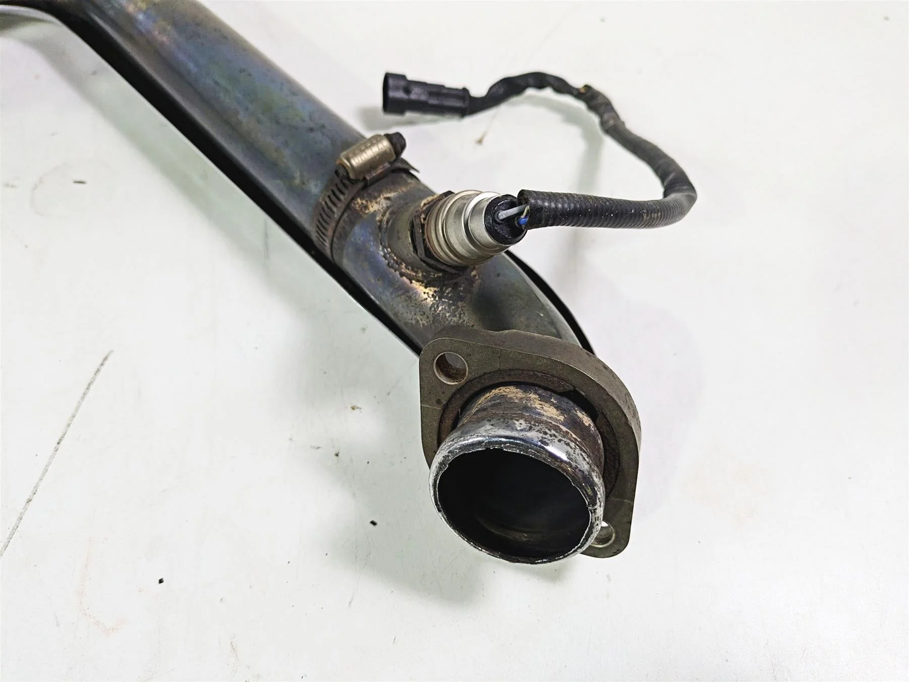 2009 Harley FXCWC Softail Rocker Oem Exhaust Header Pipe Set 65842-07 66780-07 - Image 8