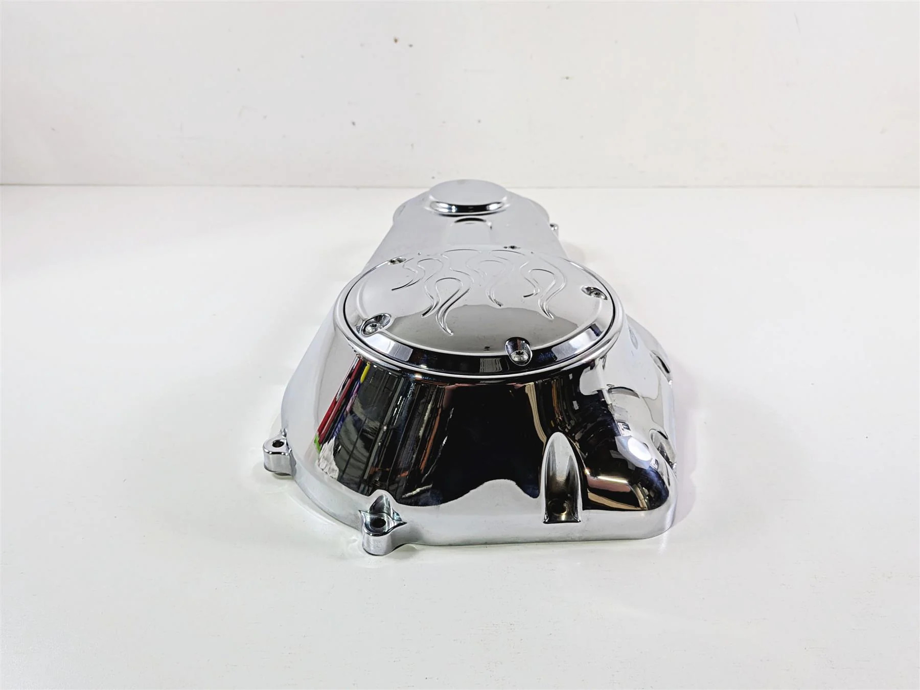 2009 Harley FXCWC Softail Rocker Outer Primary Drive Clutch Cover 60784-06 - Image 5