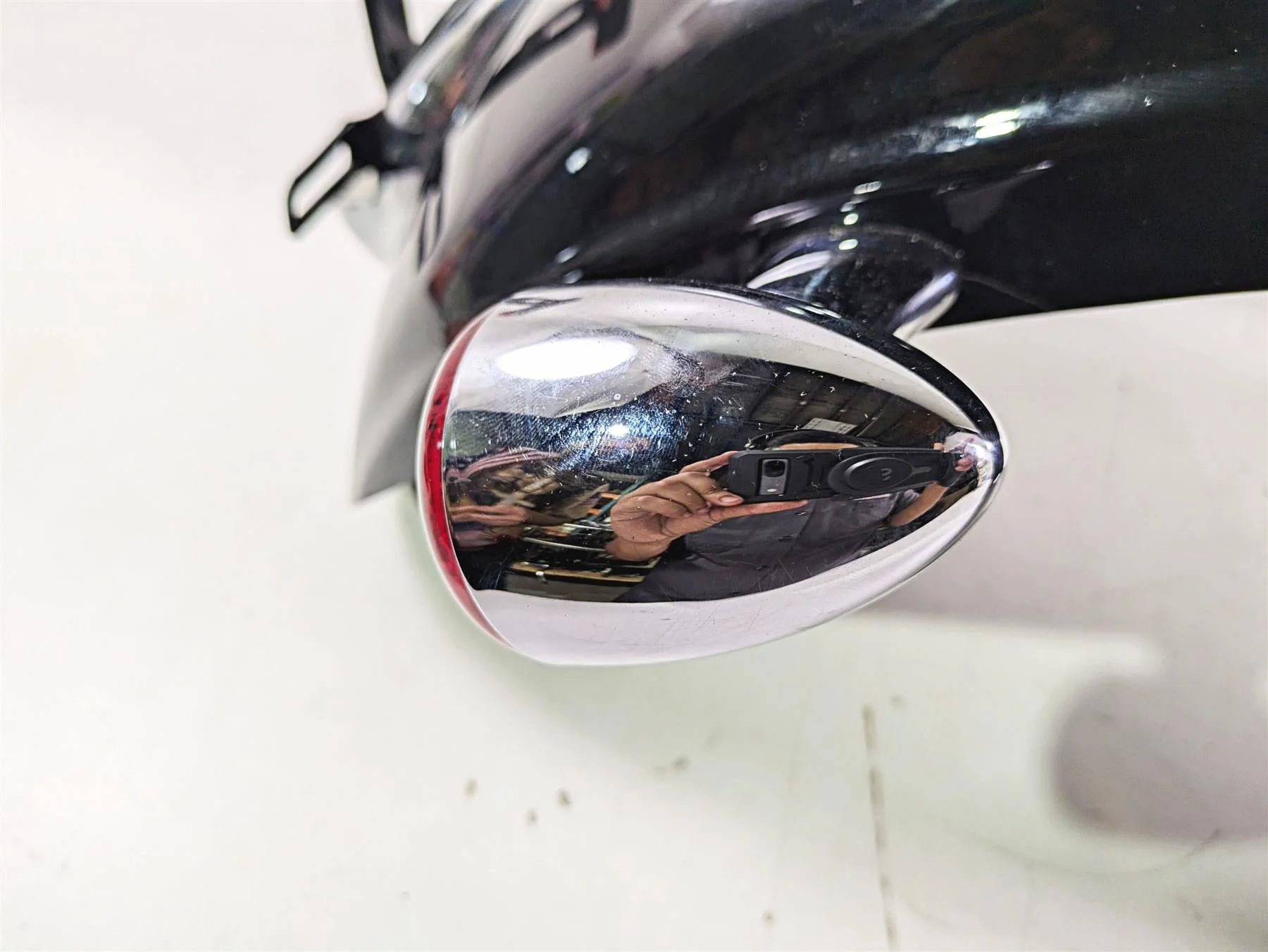 2009 Harley FXCWC Softail Rocker Rear Fender Vivid Black - Read 60132-08A - Image 7