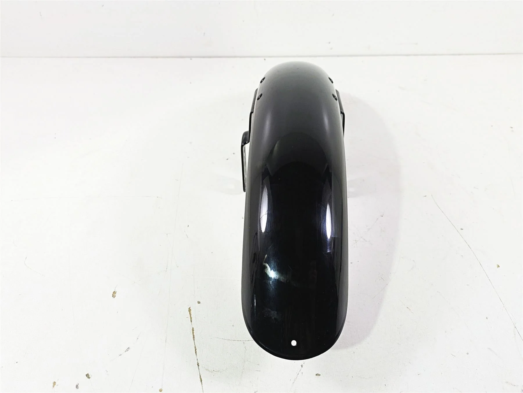 2009 Harley FXCWC Softail Rocker Straight Front Fender Vivid Black 60158-08 - Image 4