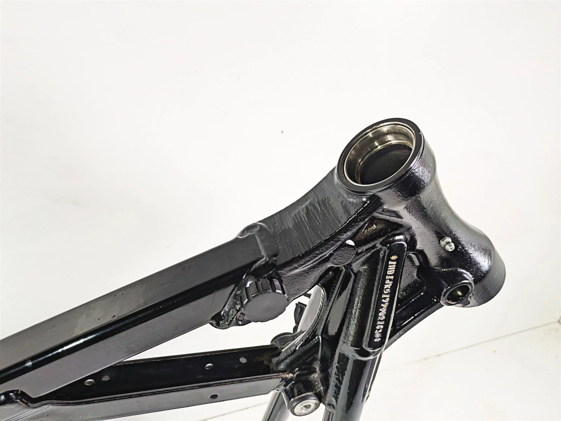 2009 Harley FXCWC Softail Rocker Straight Main Frame Chassis With Clean Texas Title 47167-08 - Image 4