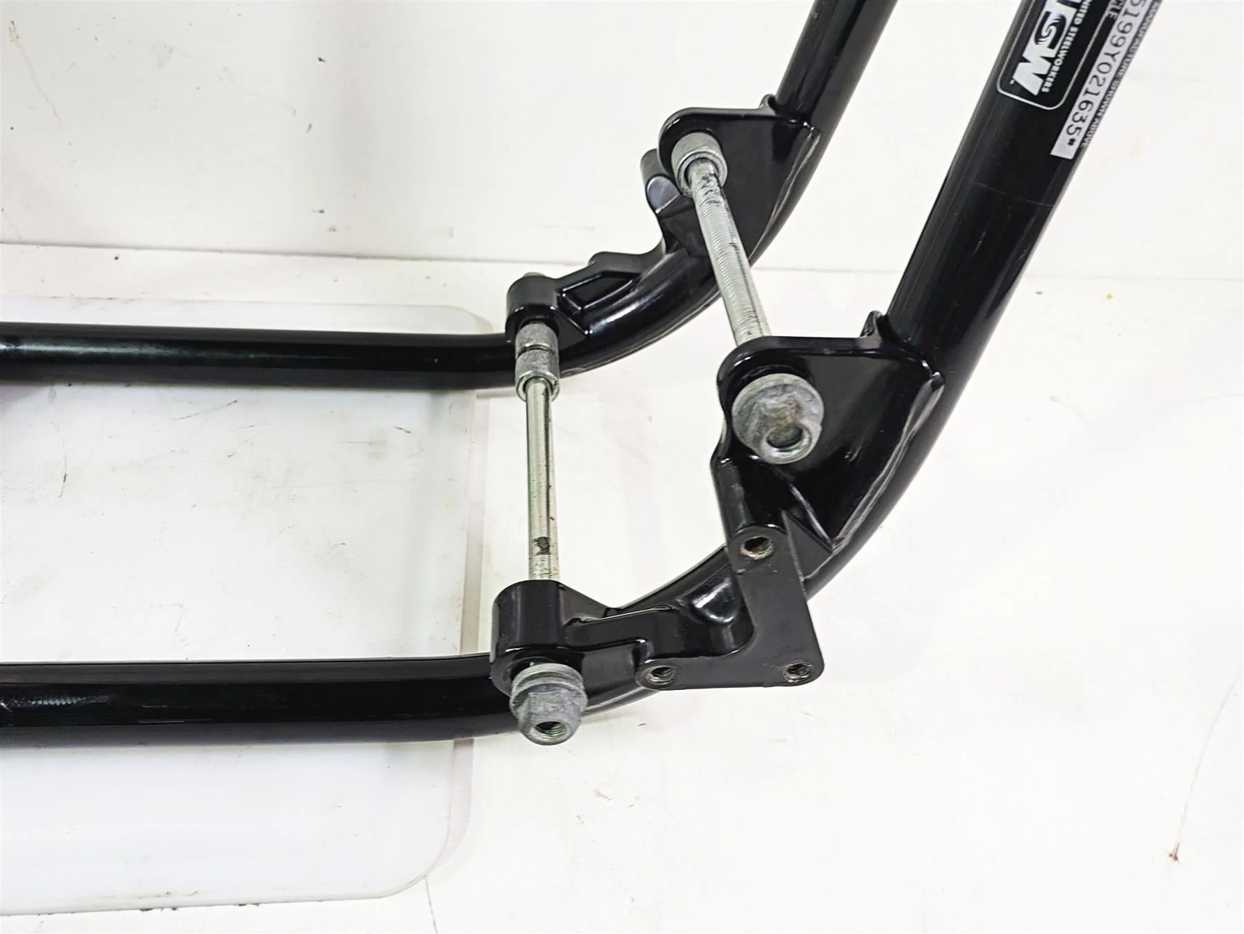 2009 Harley FXCWC Softail Rocker Straight Main Frame Chassis With Clean Texas Title 47167-08 - Image 5