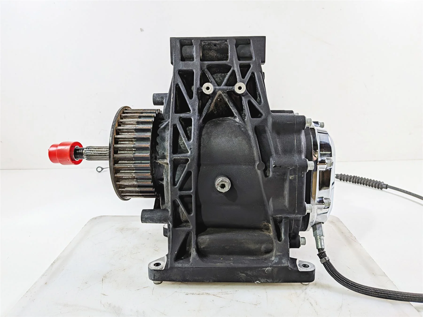 2009 Harley FXCWC Softail Rocker Transmission Gear Box 6 Speed - 19k 33153-09 - Image 7