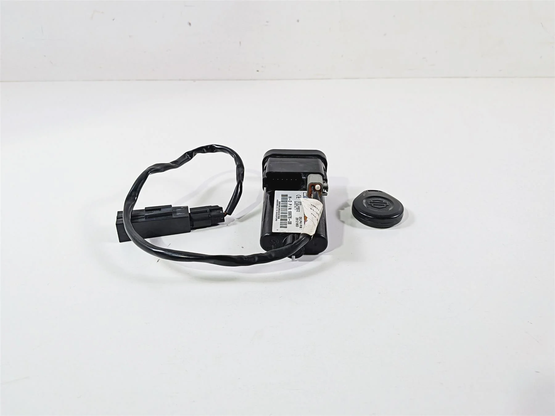 2009 Harley FXCWC Softail Rocker Tssm Turn Signal Security Module + Fob 69976-08 - Image 6