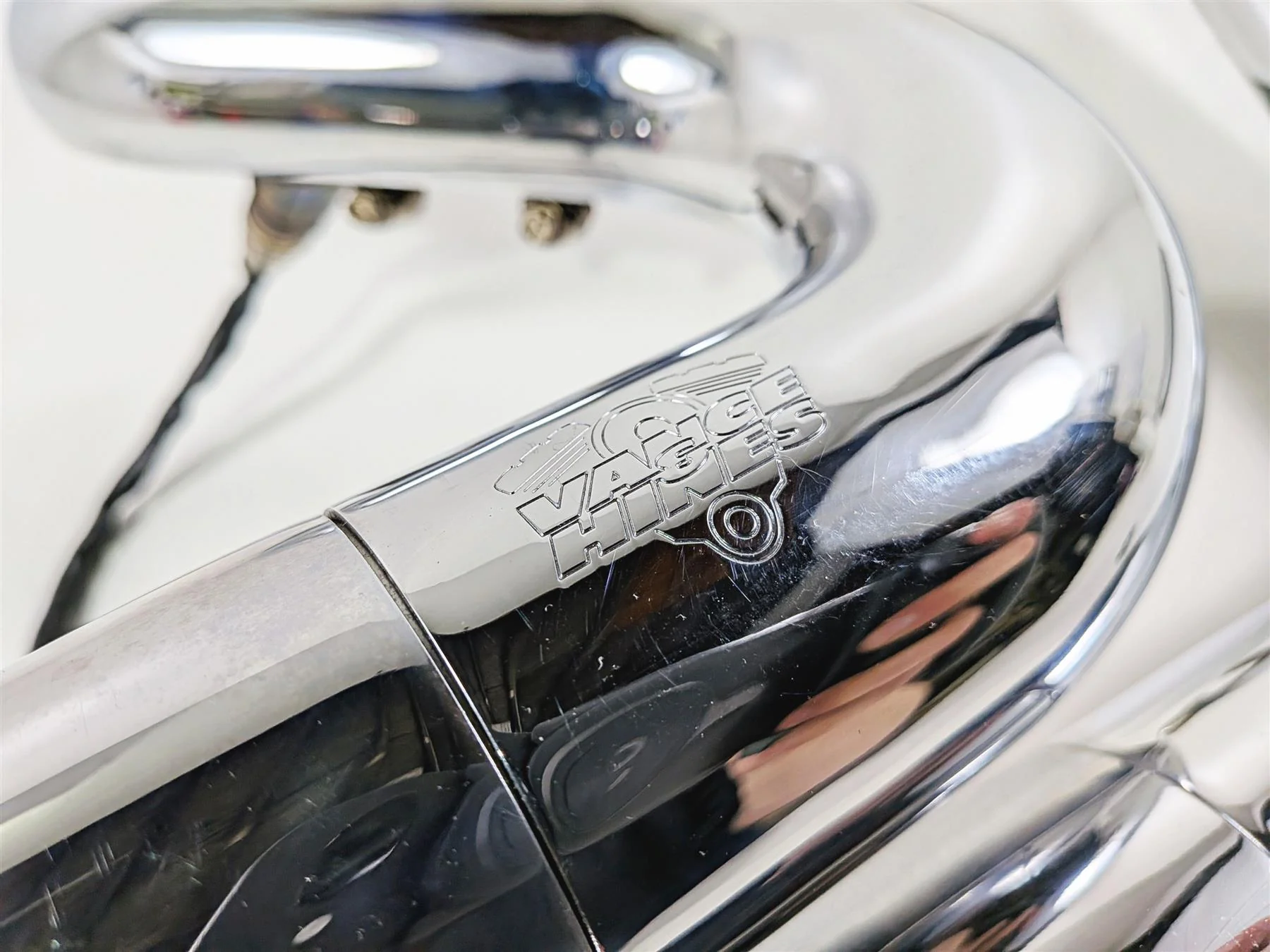 2009 Harley FXCWC Softail Rocker Vance & Hines Big Radius Exhaust System 26079 - Image 9