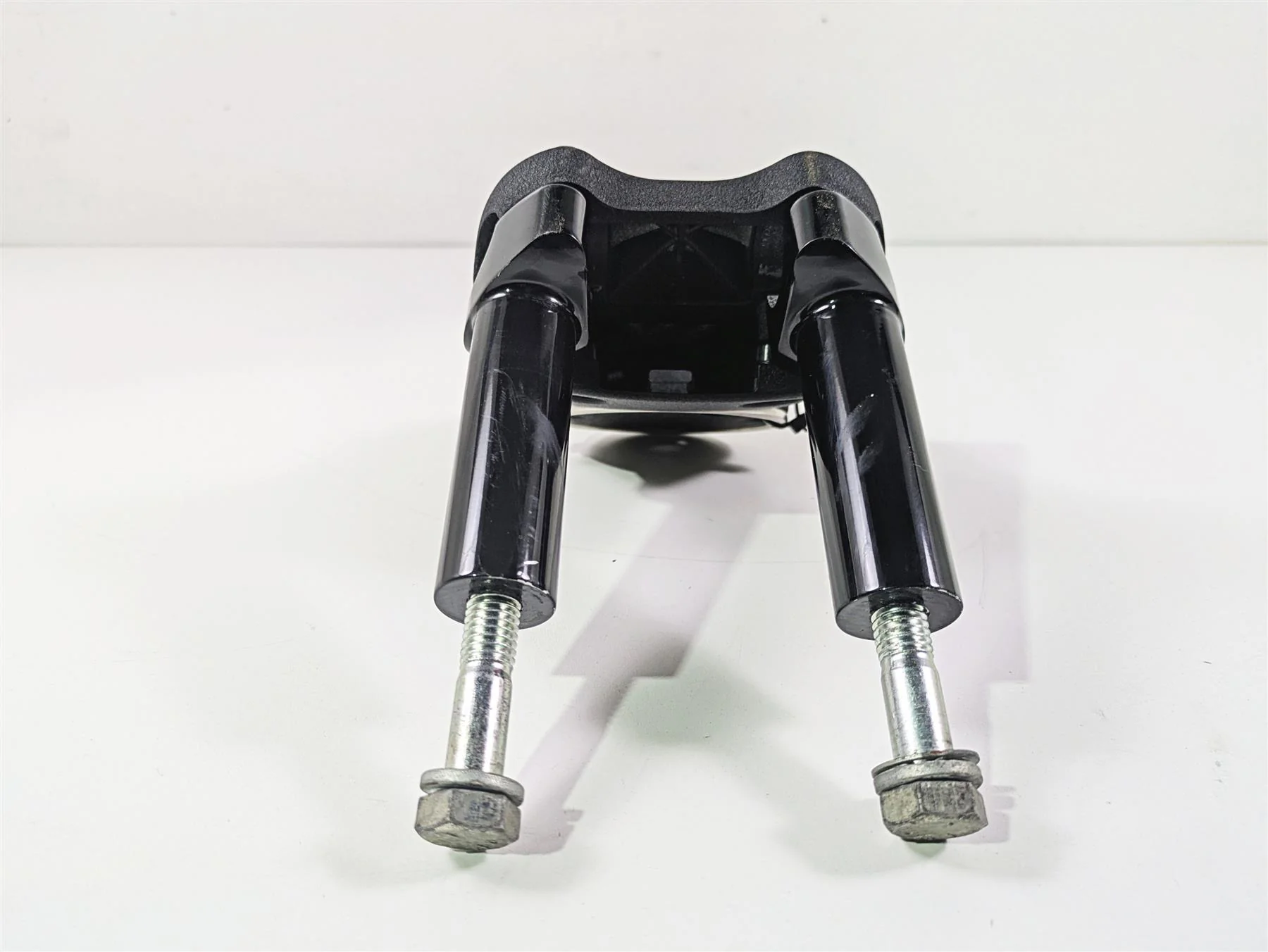 2009 Harley FXDC Dyna Super Glide 4" Handlebar Gauges Holder Riser Set 55847-05A - Image 2