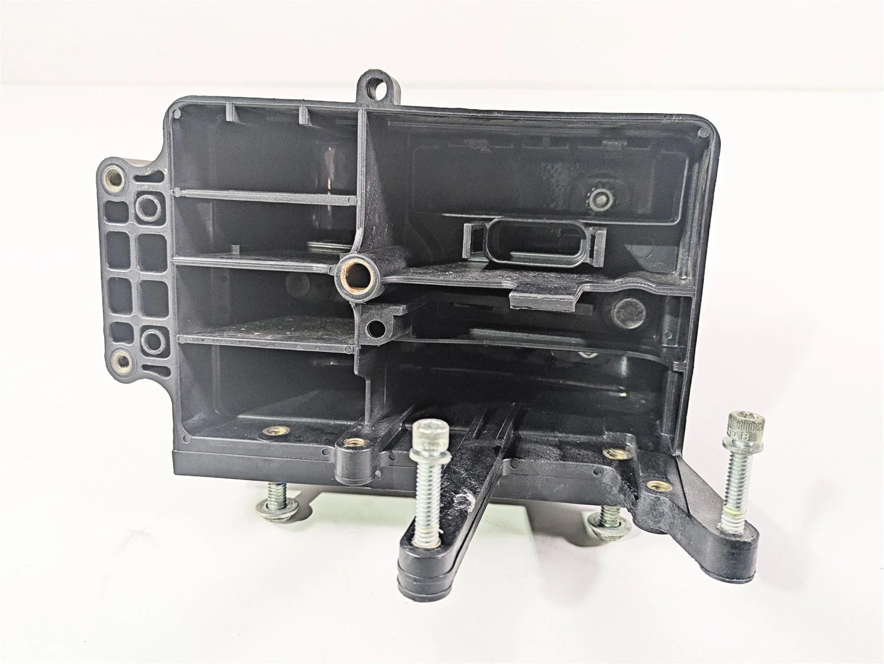 2009 Harley FXDC Dyna Super Glide Electric Holder Tray Carrier & Cover 70367-04 - Image 7
