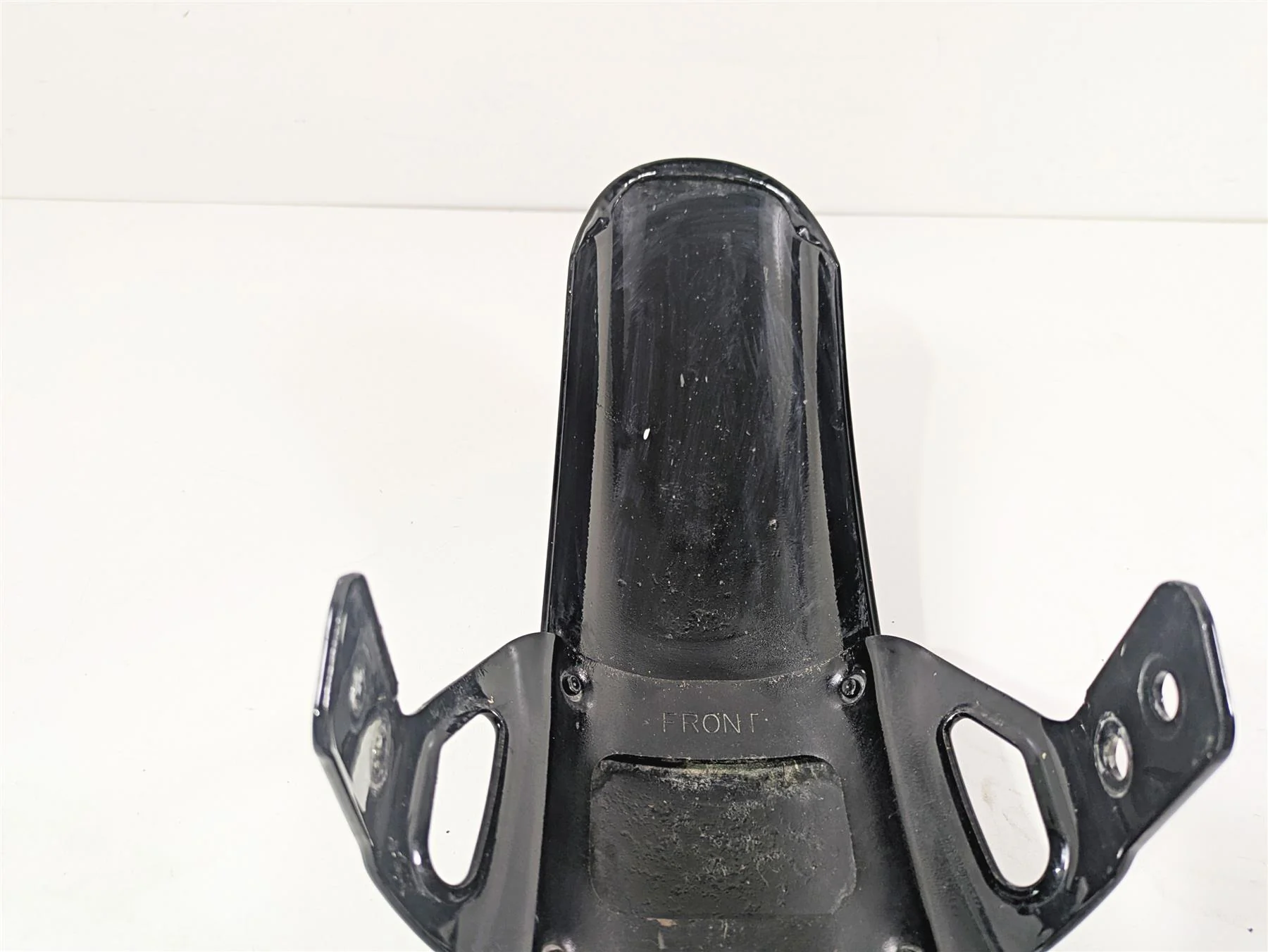 2009 Harley FXDC Dyna Super Glide Front Fender Vivid Black 60139-06B - Image 6