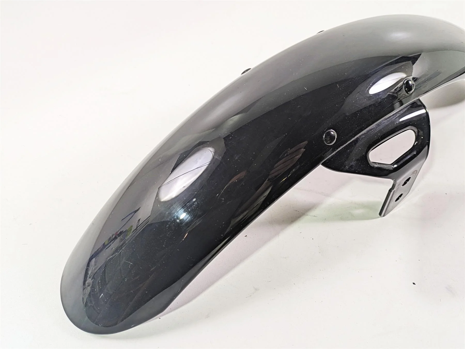 2009 Harley FXDC Dyna Super Glide Front Fender Vivid Black 60139-06B - Image 8