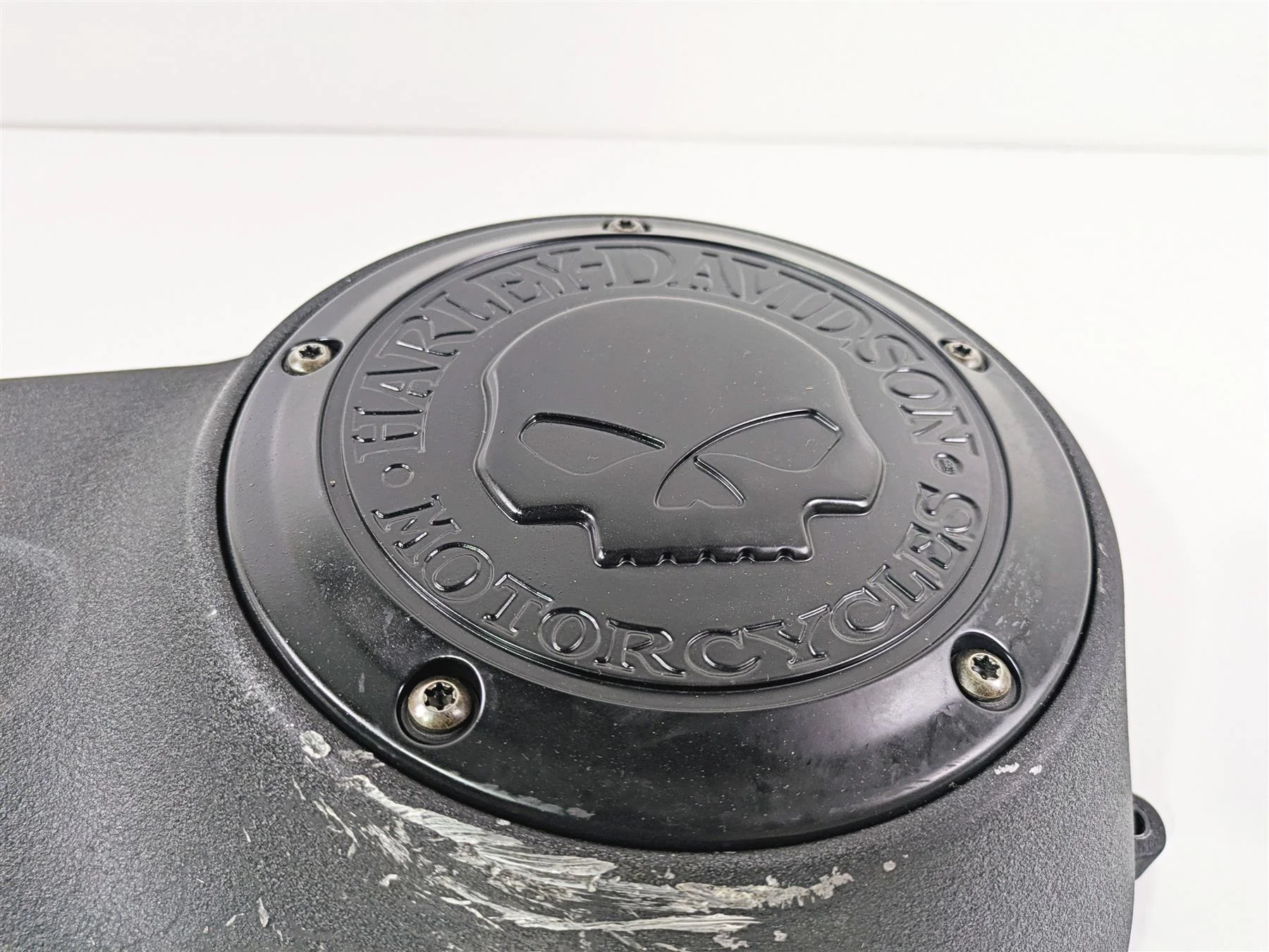 2009 Harley FXDC Dyna Super Glide Outer Primary Drive Clutch Cover Mid 60761-06 - Image 7