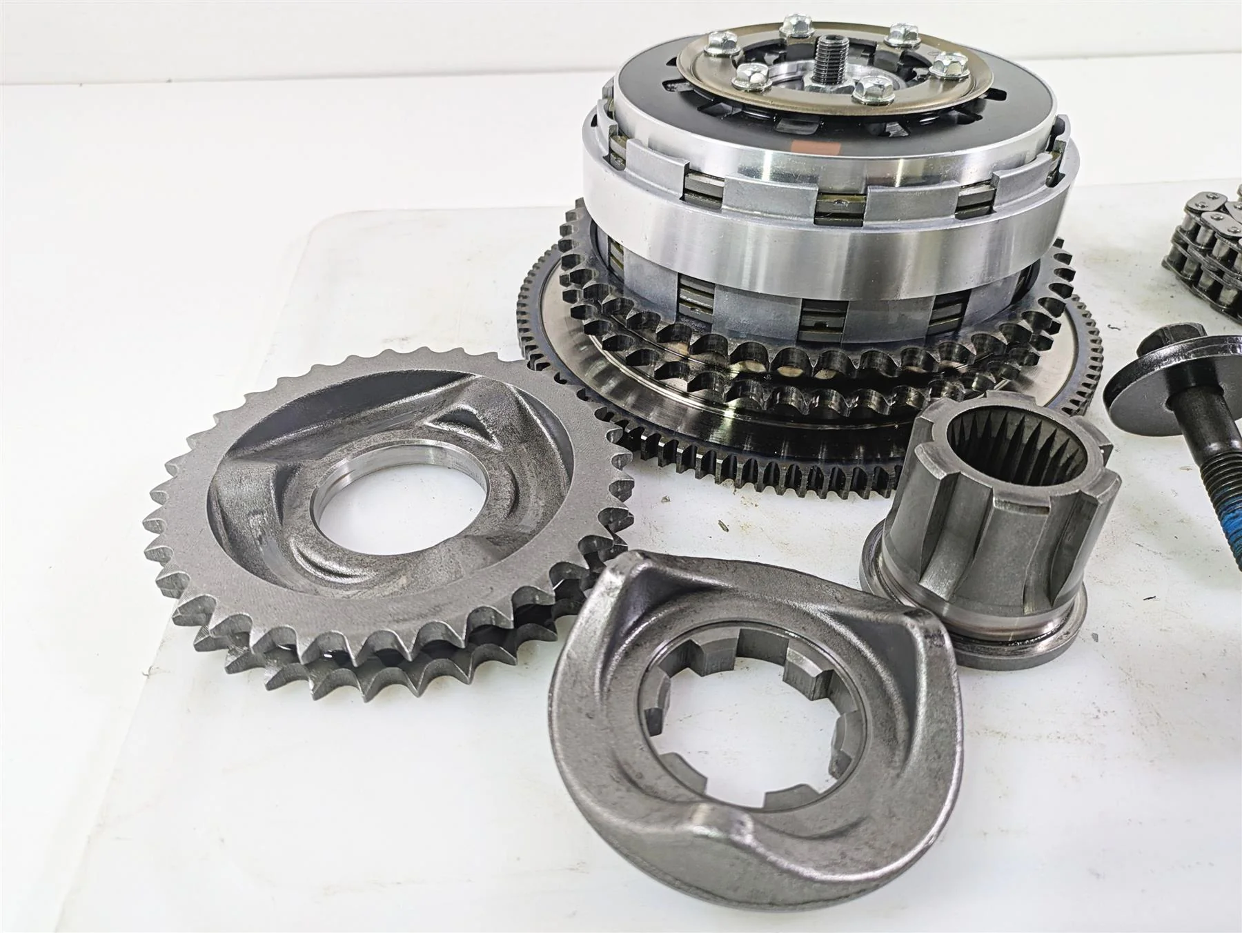 2009 Harley FXDC Dyna Super Glide Primary Drive Clutch Kit - 18K 37813-06A - Image 2
