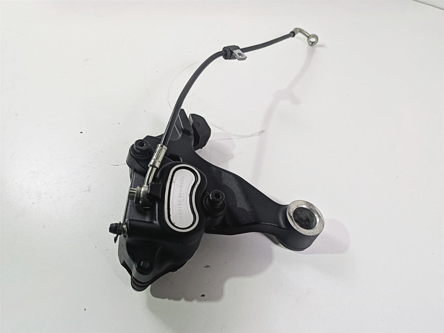 2009 Harley FXDC Dyna Super Glide Rear Brake Caliper + Mount 40908-08 - Image 11