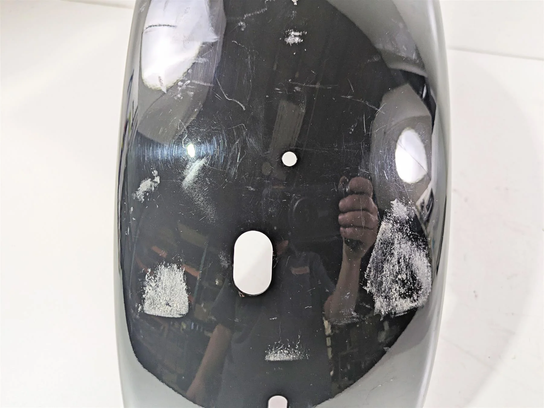 2009 Harley FXDC Dyna Super Glide Rear Fender Vivid Black 59634-06A - Image 10