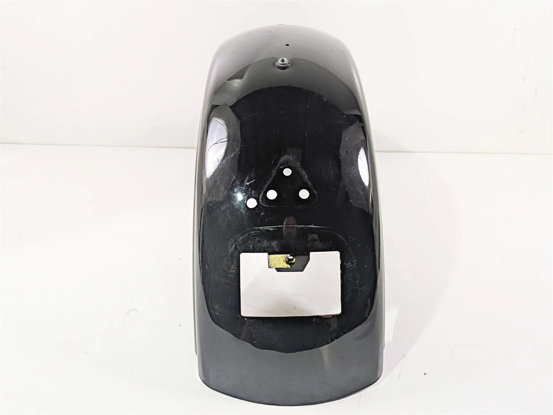 2009 Harley FXDC Dyna Super Glide Rear Fender Vivid Black 59634-06A - Image 4