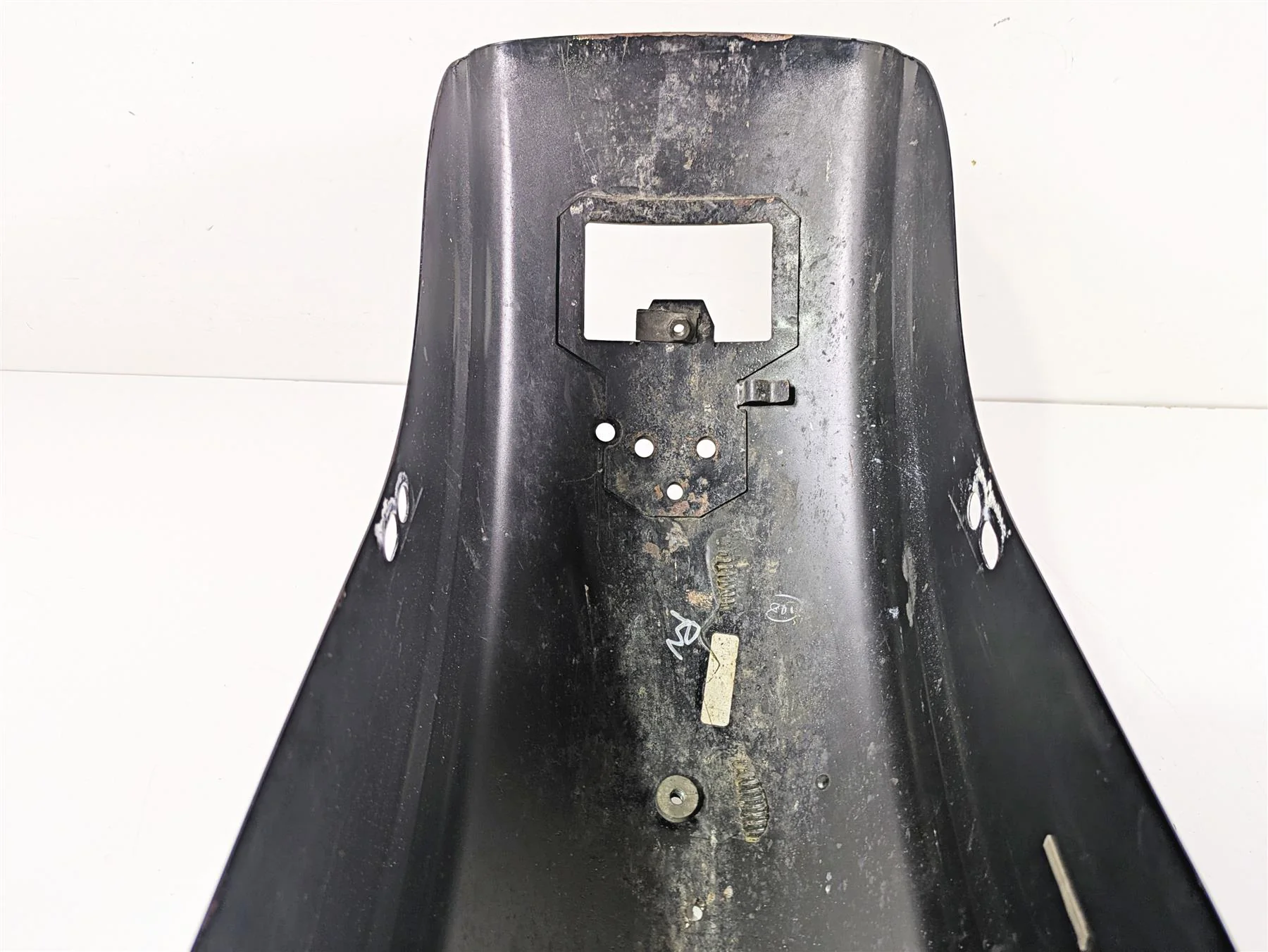2009 Harley FXDC Dyna Super Glide Rear Fender Vivid Black 59634-06A - Image 7