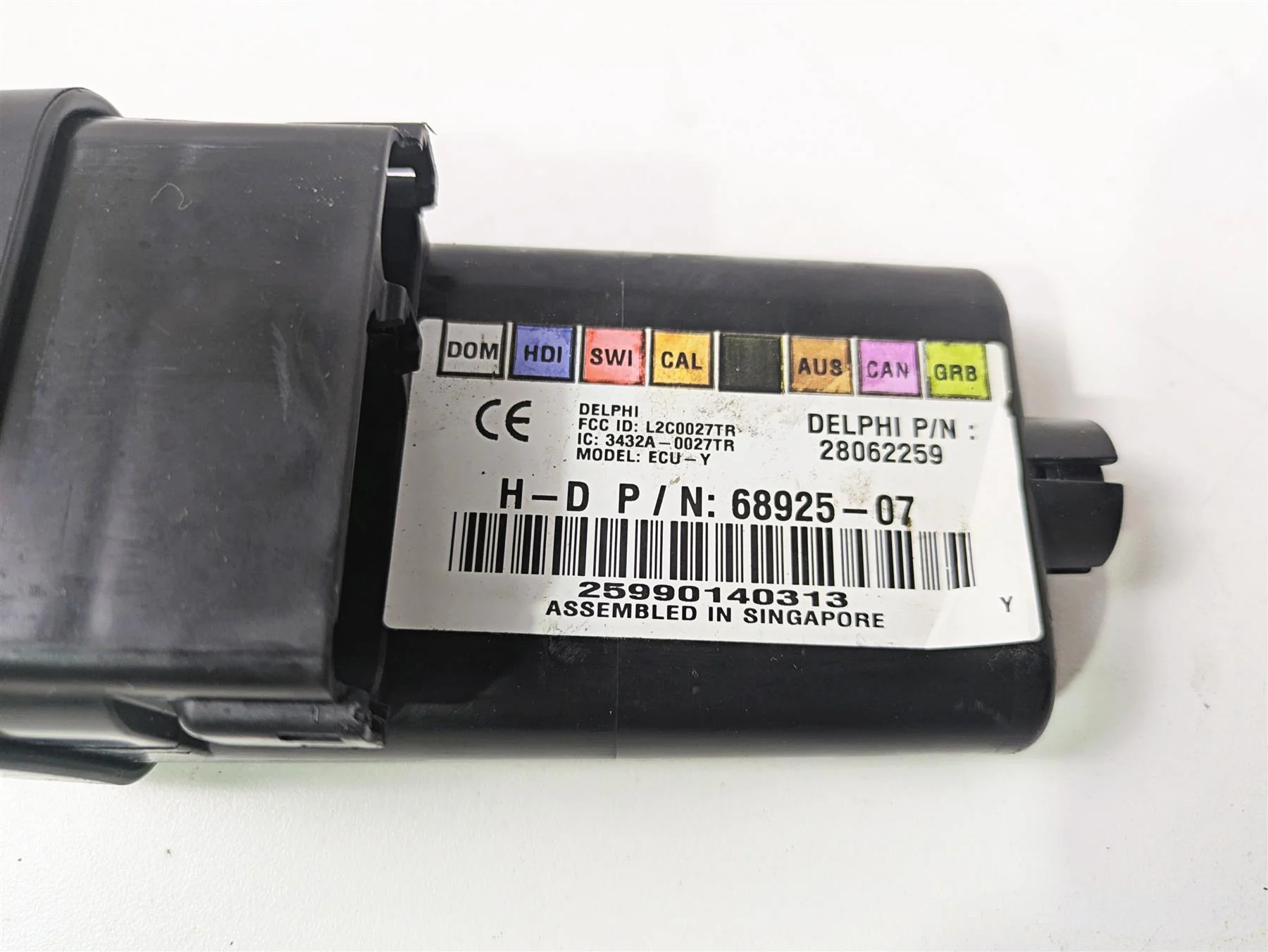 2009 Harley FXDC Dyna Super Glide Tssm Turn Signal Security Module Set 68925-07 - Image 7