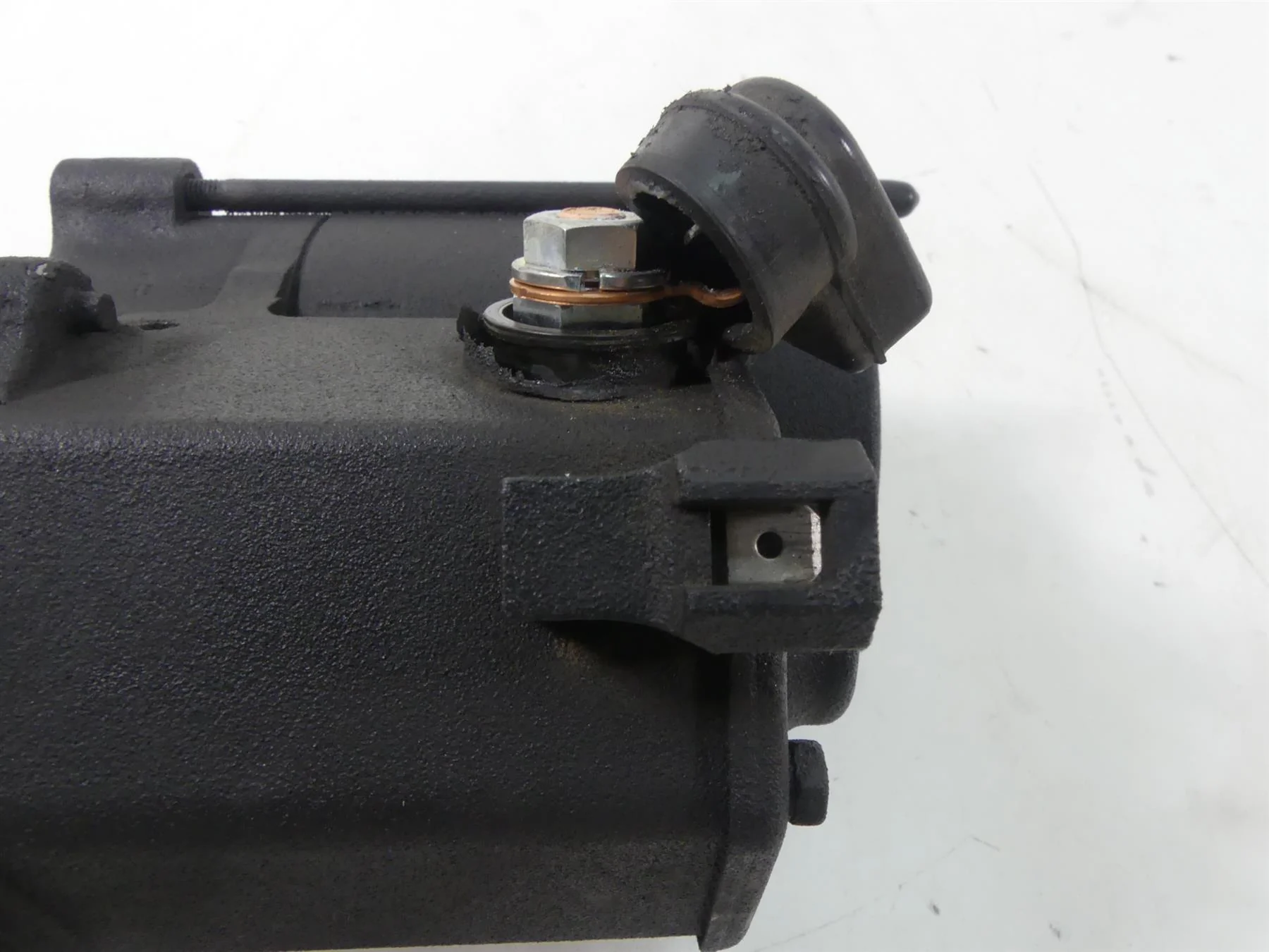 2009 Harley FXDF Dyna Fat Bob Engine Starter Motor 31618-06A - Image 6