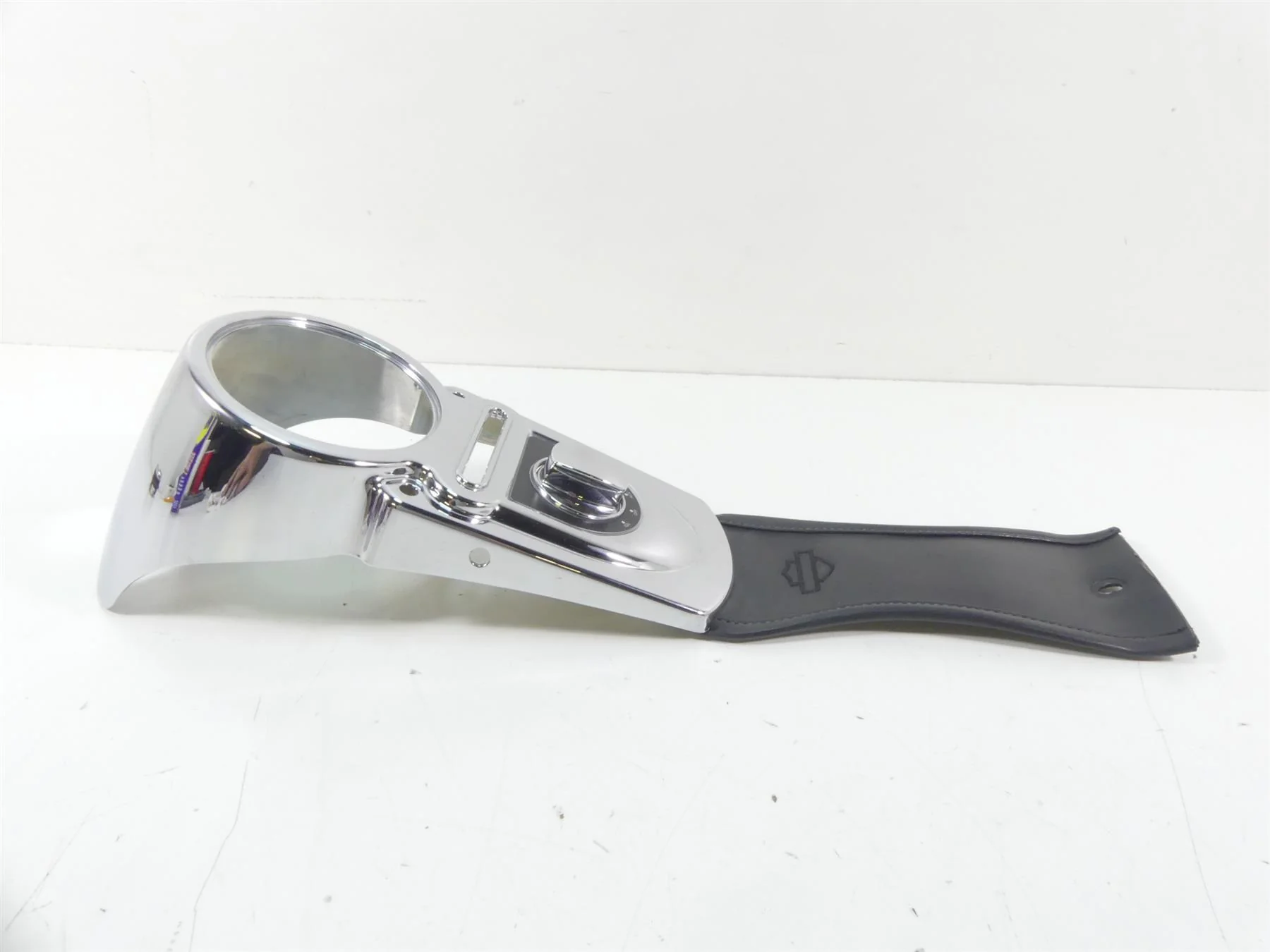 2009 Harley FXDF Dyna Fat Bob Fuel Tank Dash Cover + Ign Switch - Read 71211-04A