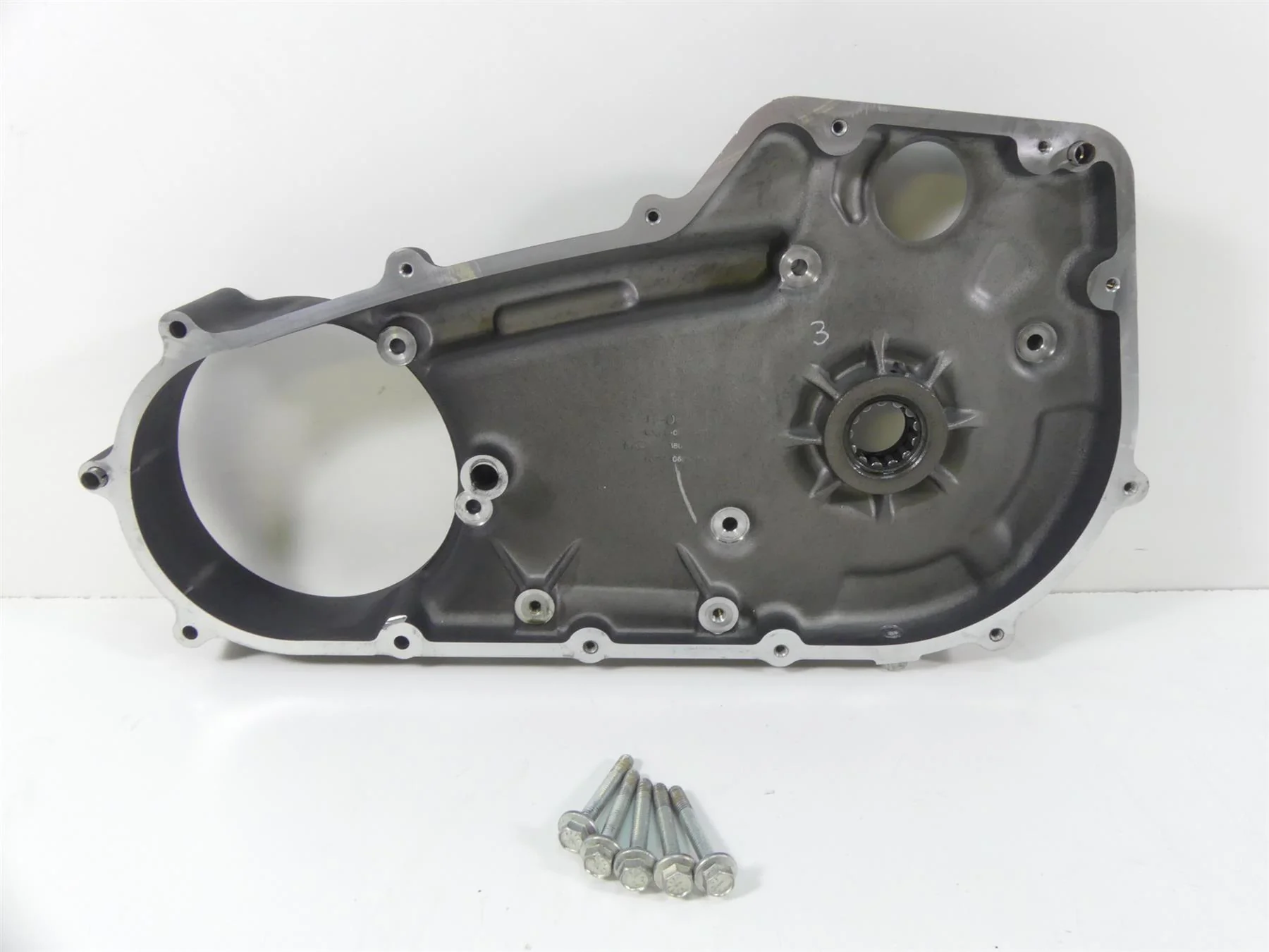2009 Harley FXDF Dyna Fat Bob Inner Primary Drive Clutch Cover 60681-06B