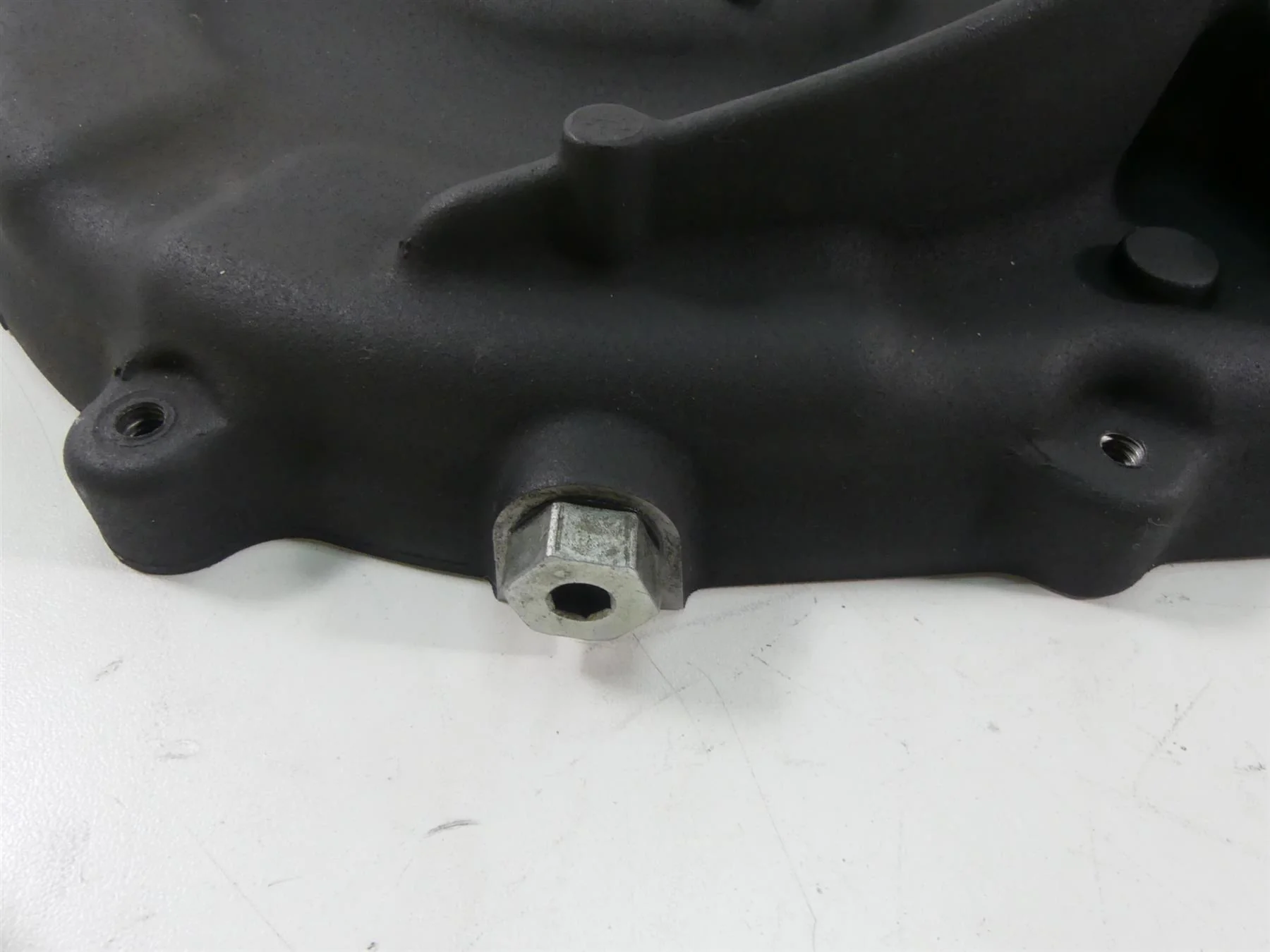 2009 Harley FXDF Dyna Fat Bob Inner Primary Drive Clutch Cover 60681-06B - Image 12
