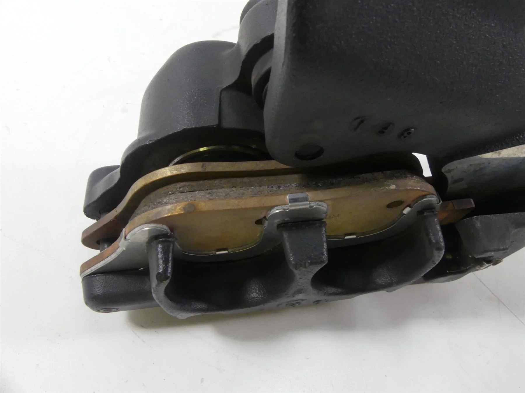 2009 Harley FXDF Dyna Fat Bob Rear Brake Caliper + Mount & Line 40908-08 - Image 6