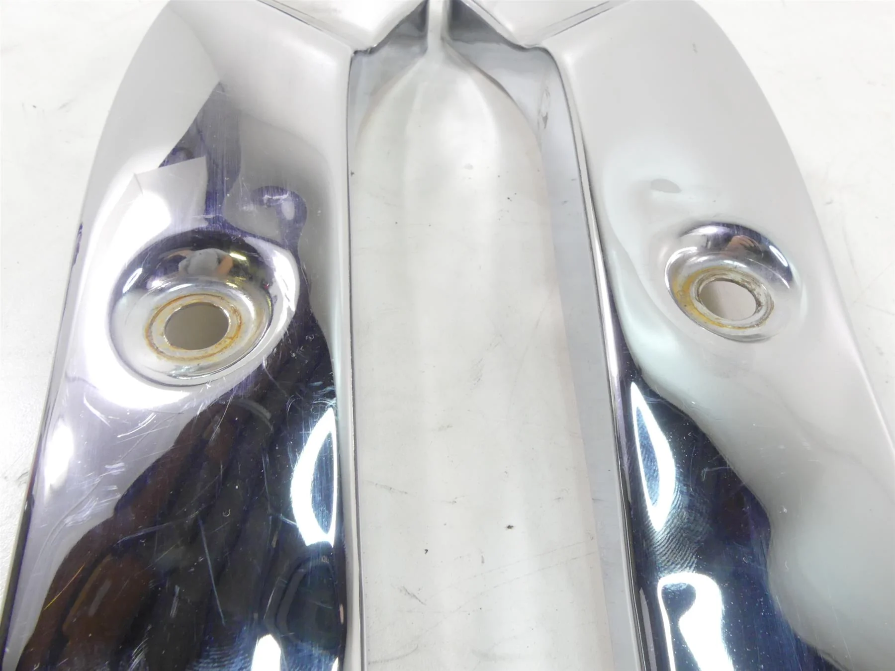 2009 Harley FXDF Dyna Fat Bob Rear Chrome Fender Struts Braces 59281-08 59410-08 - Image 5