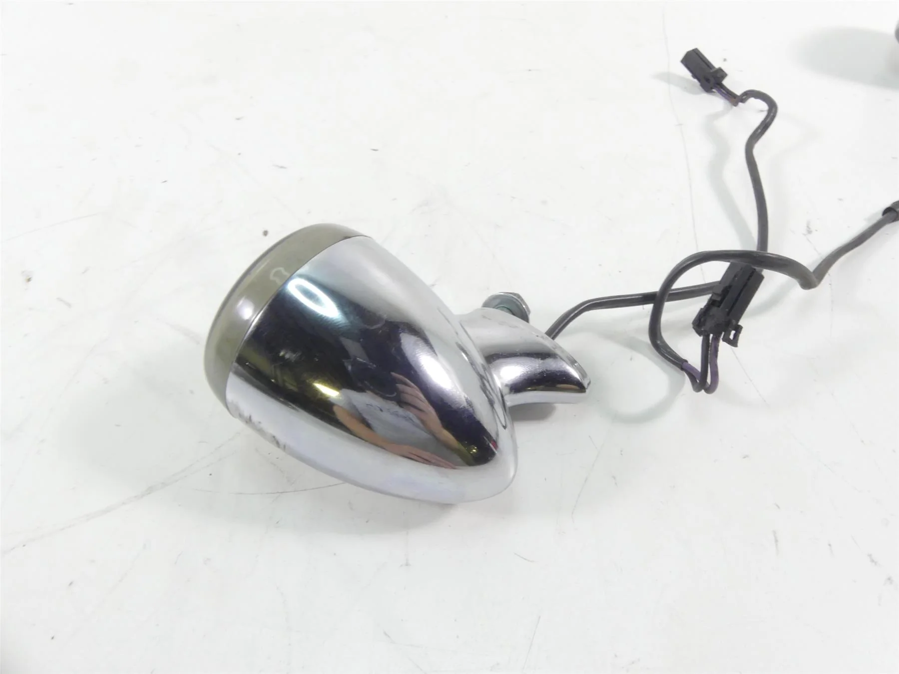 2009 Harley FXDF Dyna Fat Bob Rear Smoked Blinker Turn Signal Set 68977-00 - Image 3