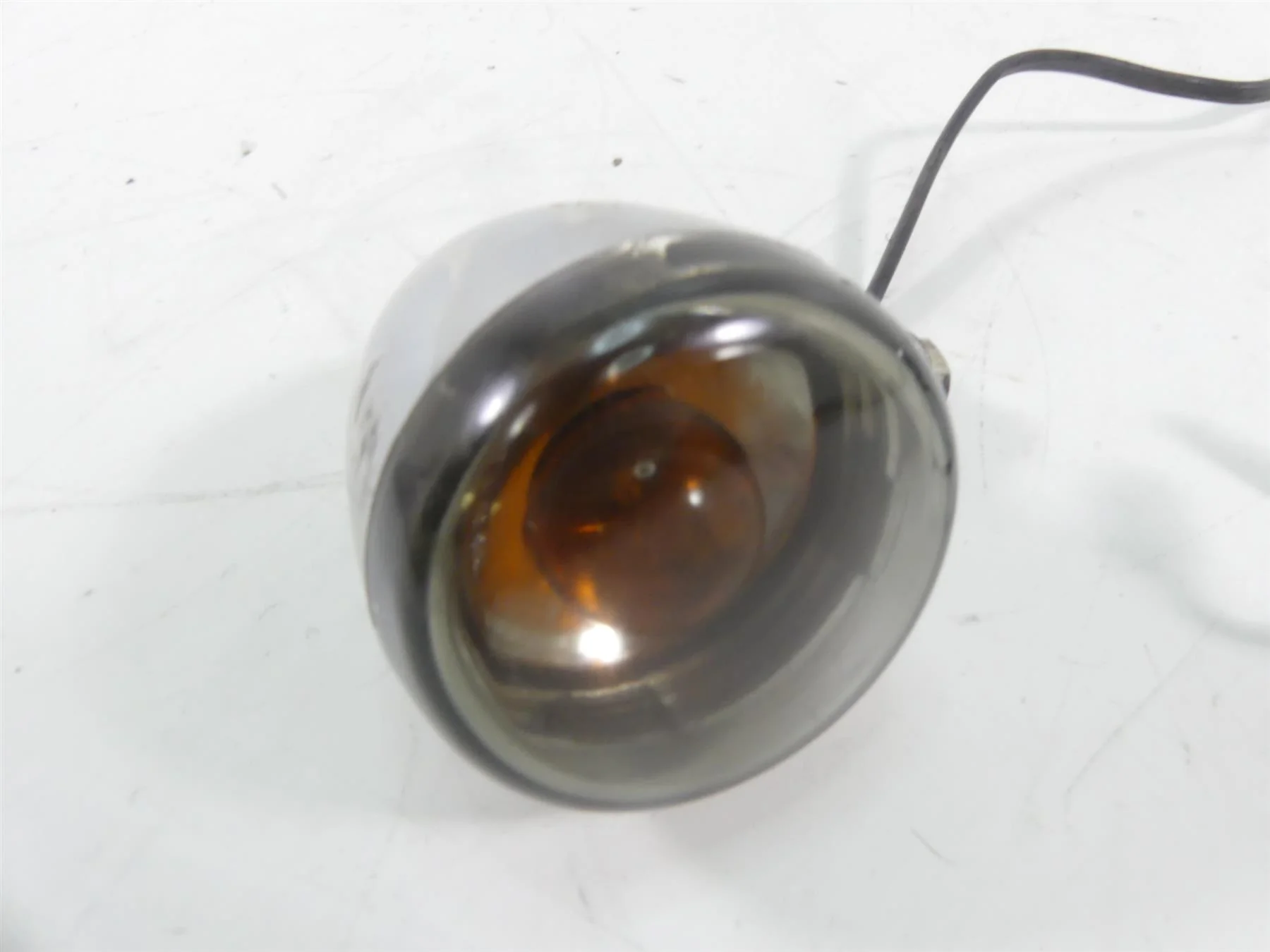 2009 Harley FXDF Dyna Fat Bob Rear Smoked Blinker Turn Signal Set 68977-00 - Image 4