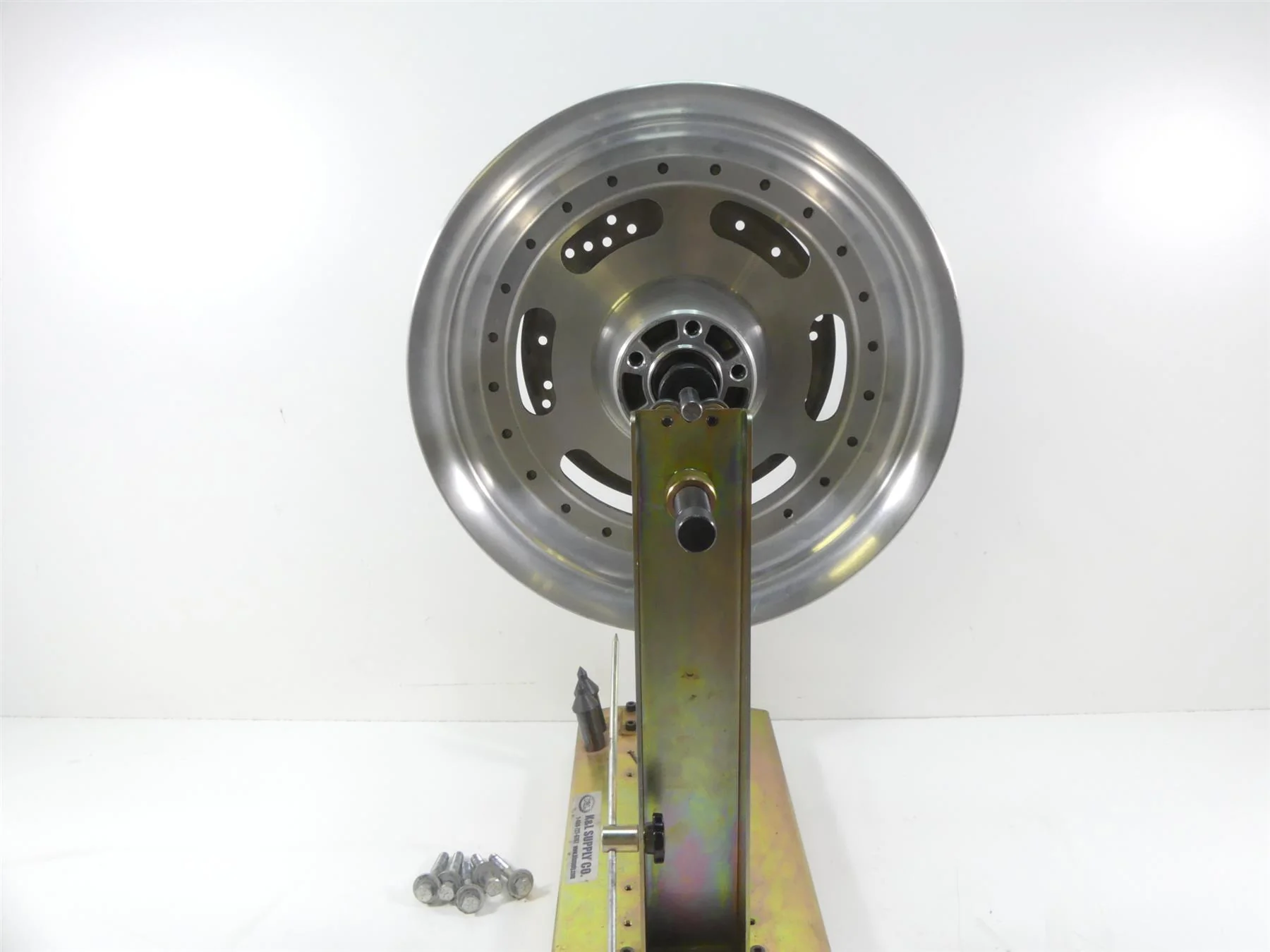 2009 Harley FXDF Dyna Fat Bob Straight Rear Slot Wheel Rim 16x5 40900179 - Image 3