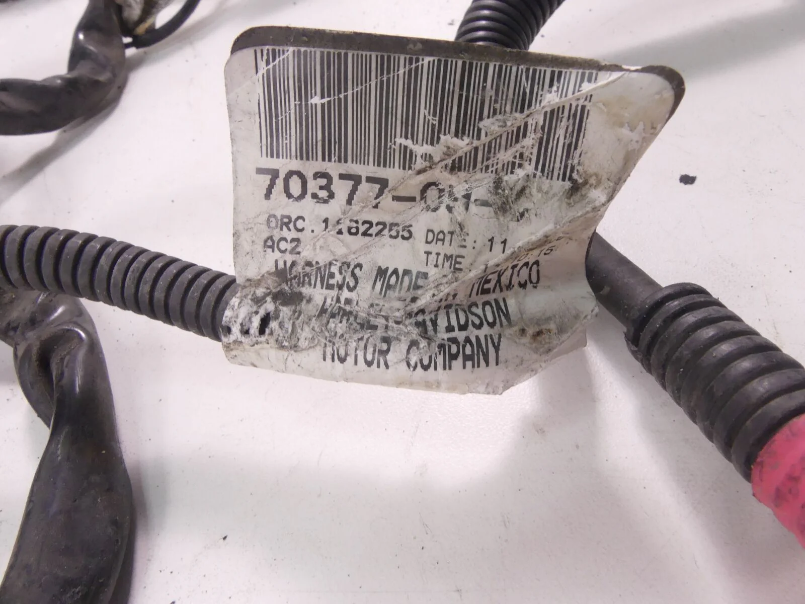2009 Harley Touring FLHTCU Electra Glide ABS Main Wiring Harness  70121-09 - Image 6