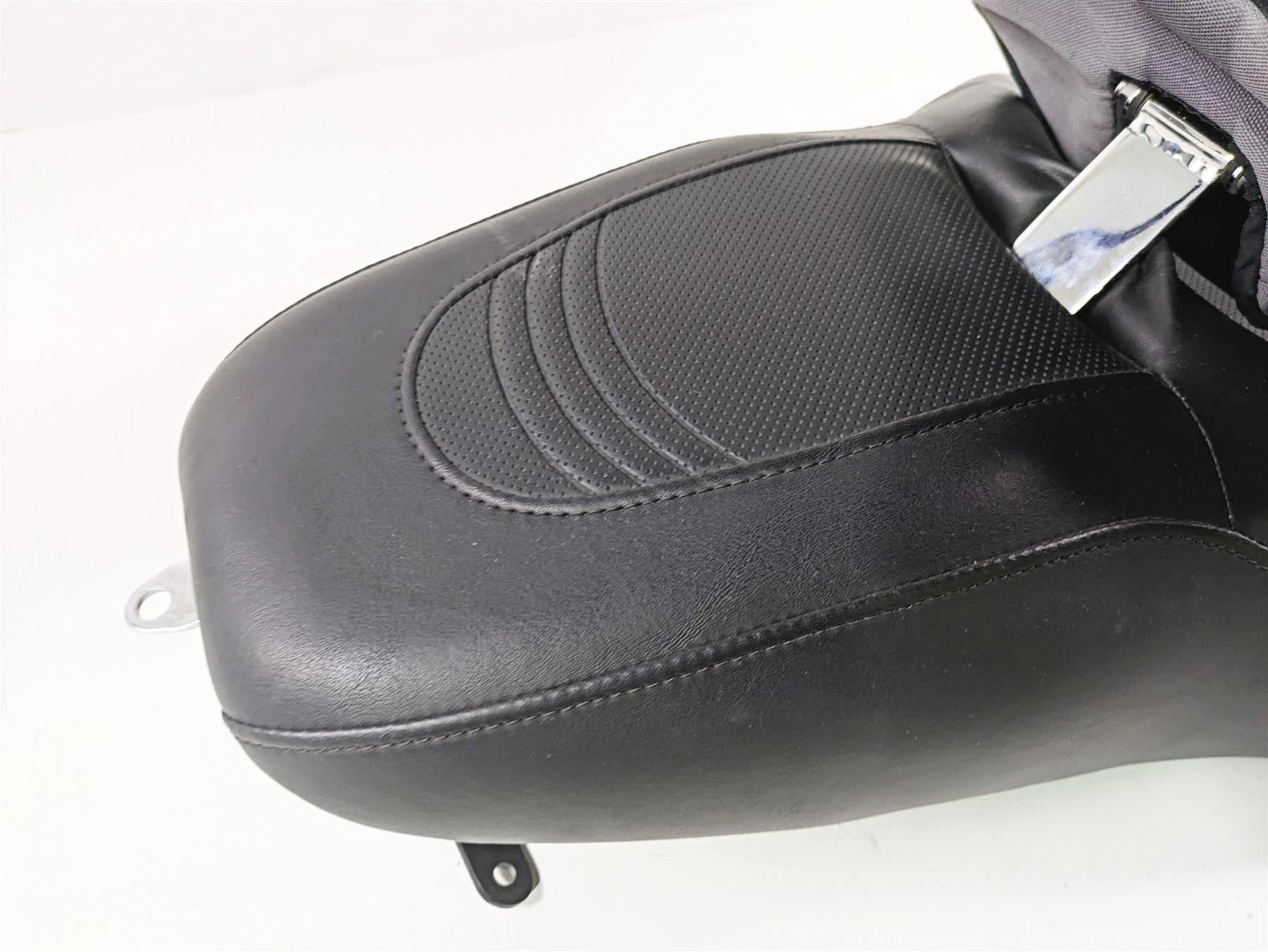 2009 Harley Touring FLHX Street Glide Dual Rider Seat Saddle + Backrest 52320-09 - Image 7
